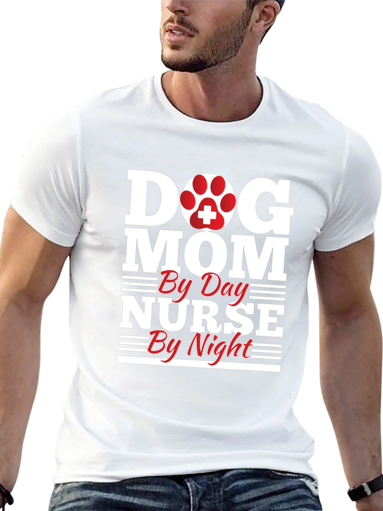 Dog Mom Nurse T-Shirt - Day & Night!