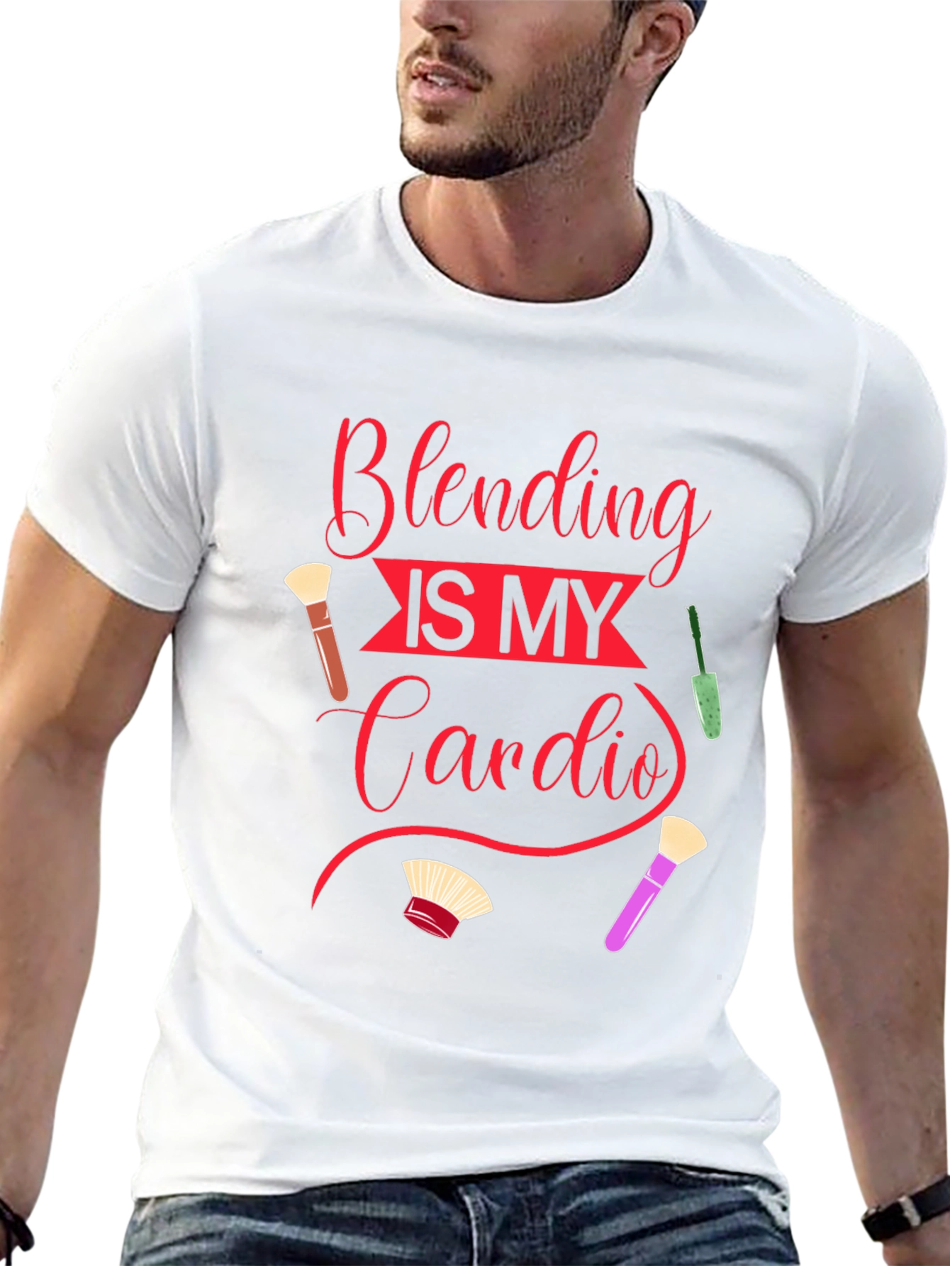 Blending Is My Cardio Graphic T-Shirt