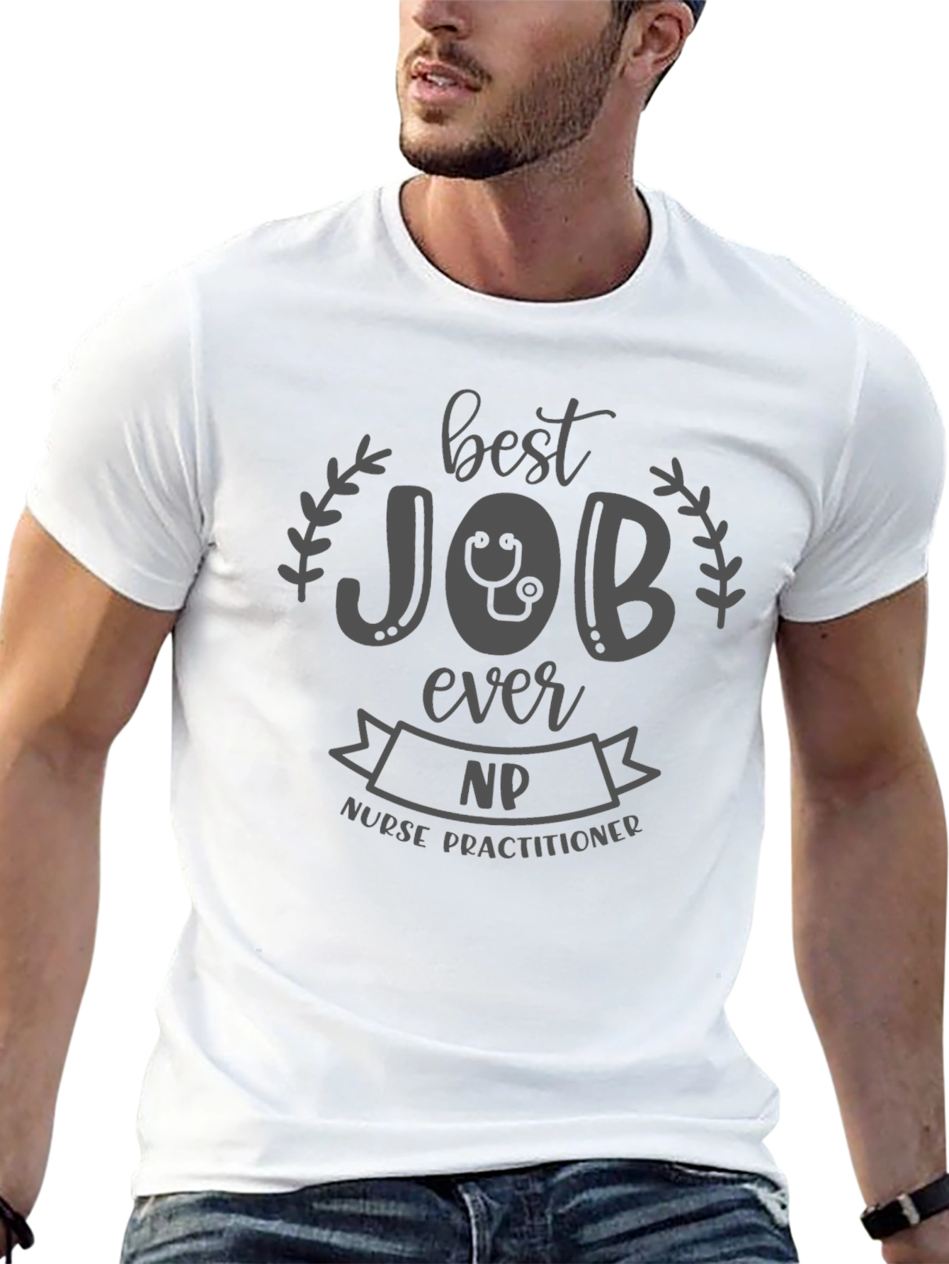 Nurse Practitioner T-Shirt - Best Job Ever NP