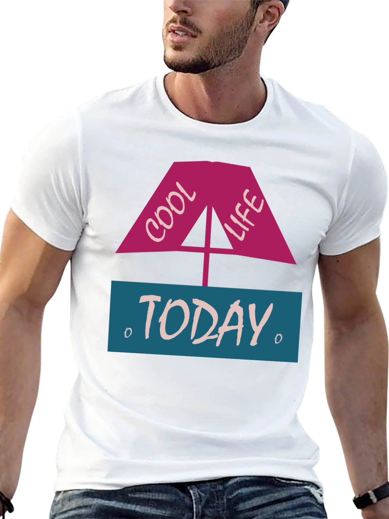 Cool Life Today Graphic Tee - Black Casual T-Shirt