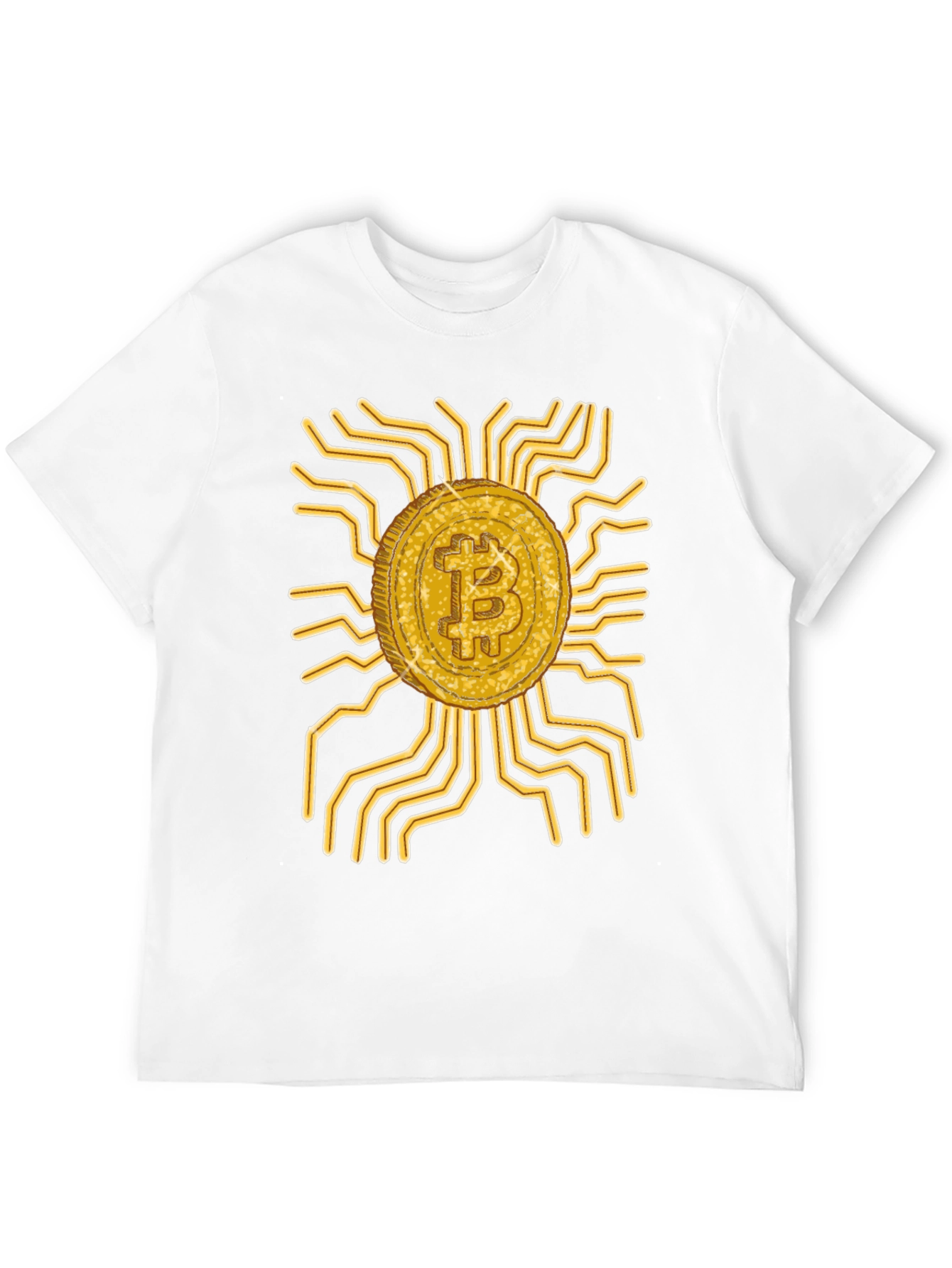 Bitcoin Circuit Board Graphic Tee
