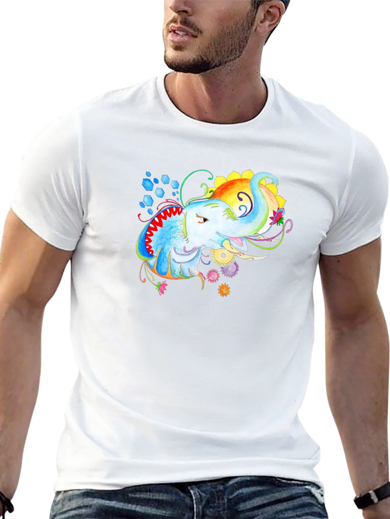 Psychedelic Elephant T-Shirt