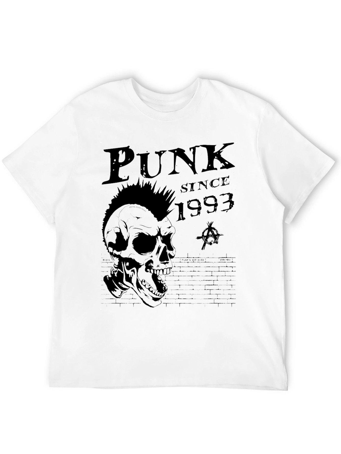 Punk Since 1993 Skull Graphic T-Shirt