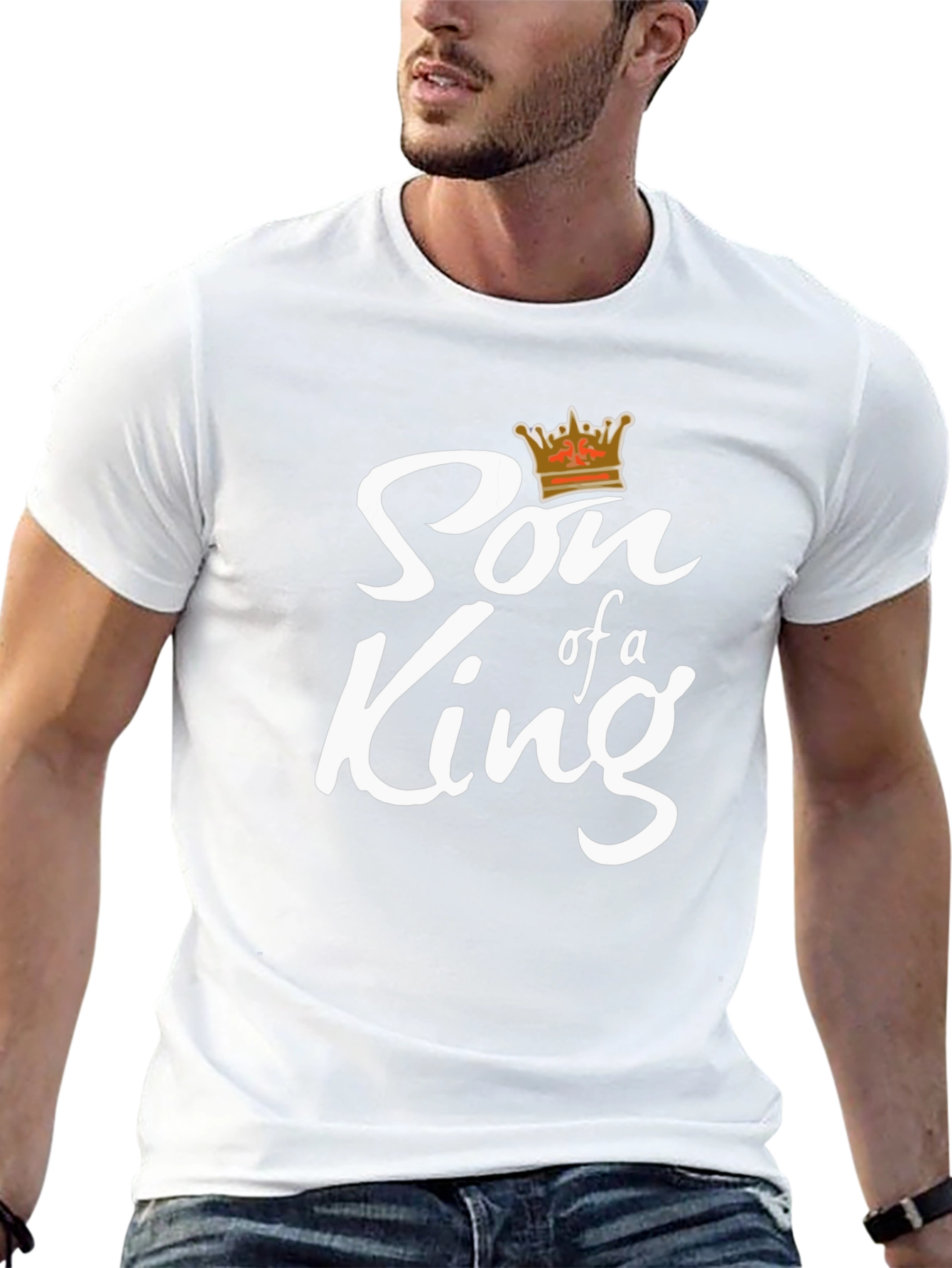 Son of a King Black Graphic Tee