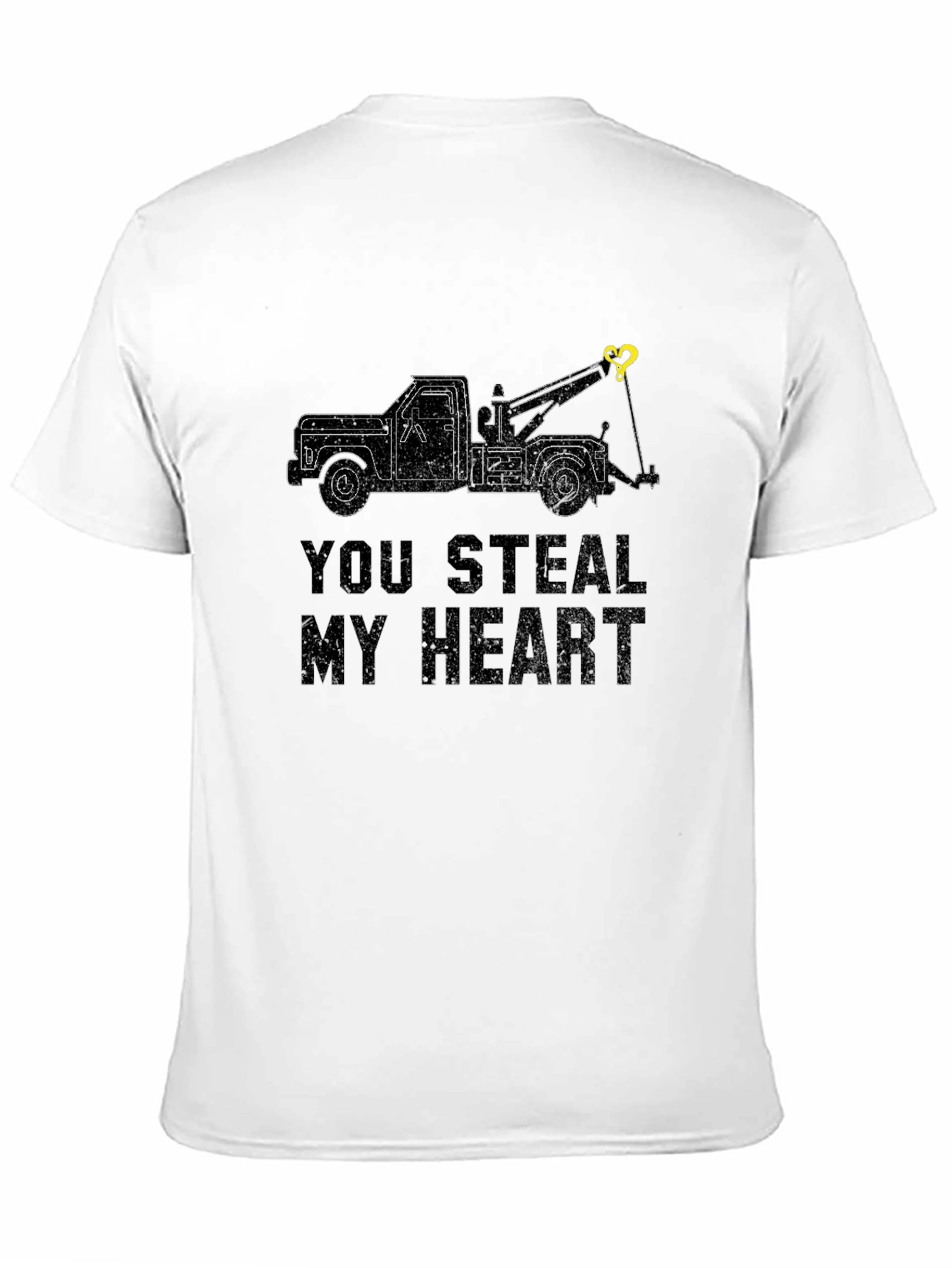 You Steal My Heart Tow Truck Graphic T-Shirt