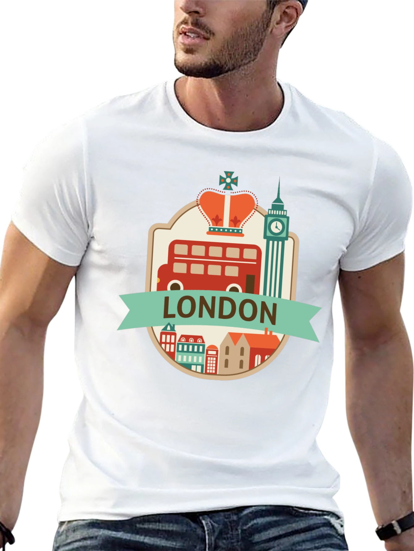 London T-Shirt Black Graphic Tee