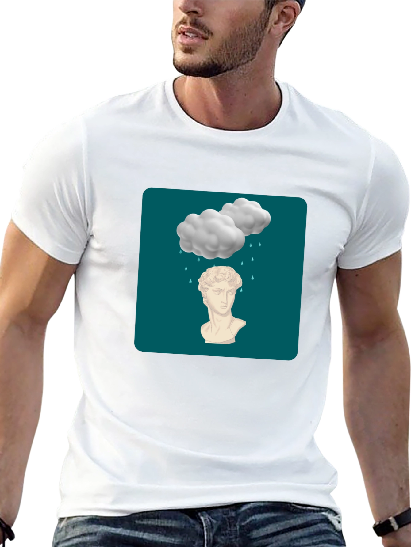 Thoughtful T-Shirt: Bust in the Rain Graphic Tee