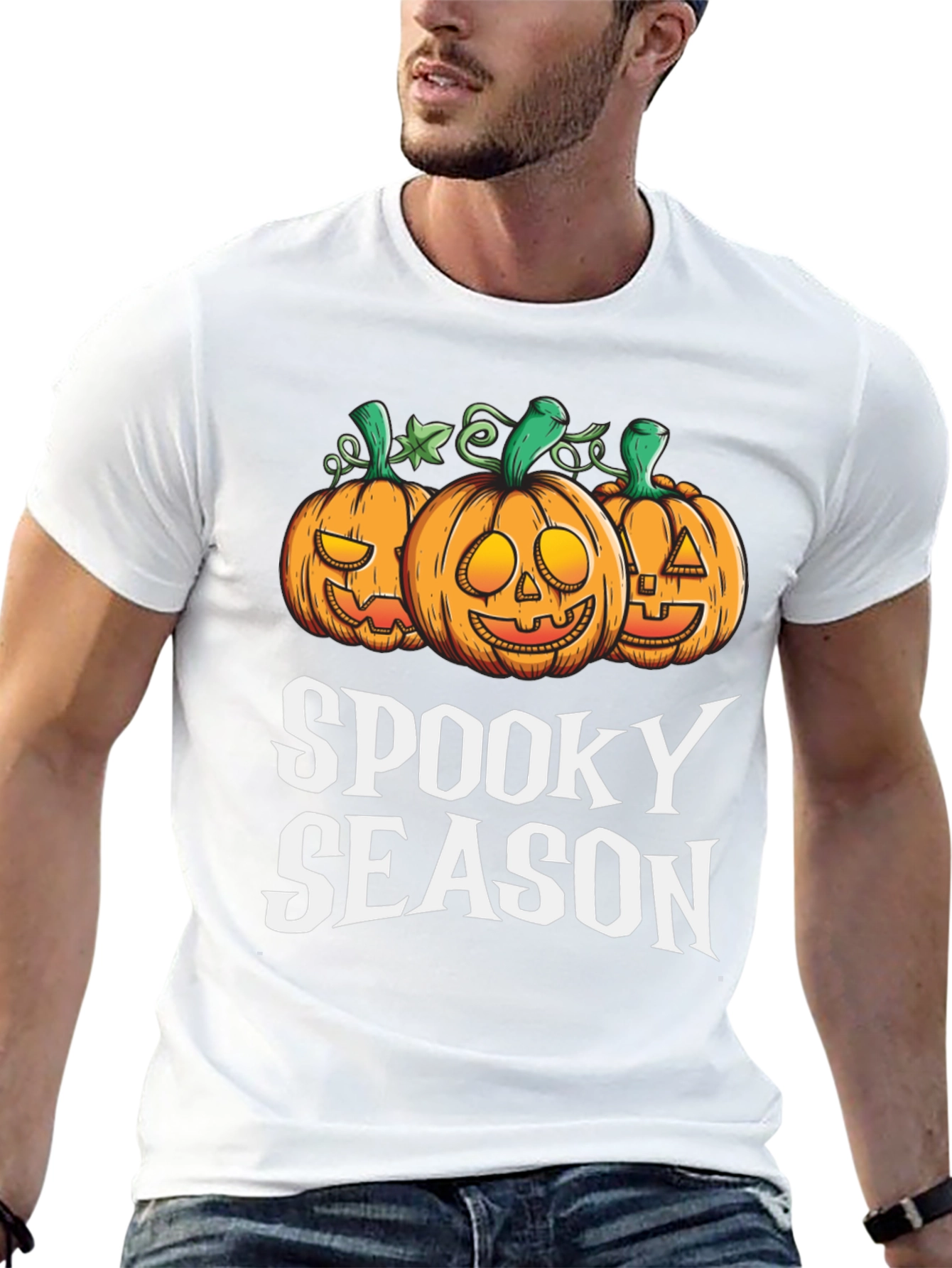 Spooky Season Pumpkin Halloween T-Shirt