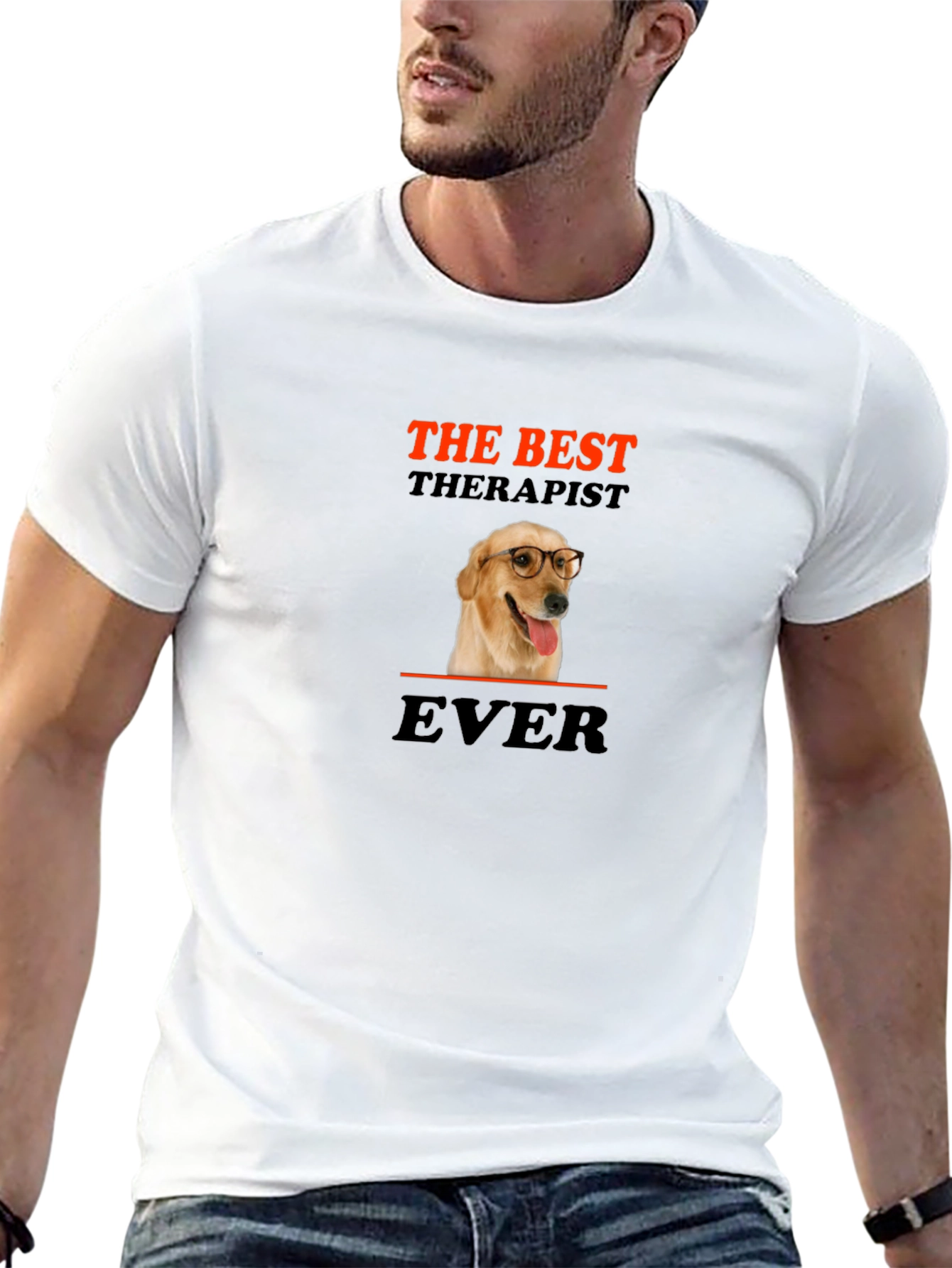 Best Dog Therapist Ever Graphic T-Shirt