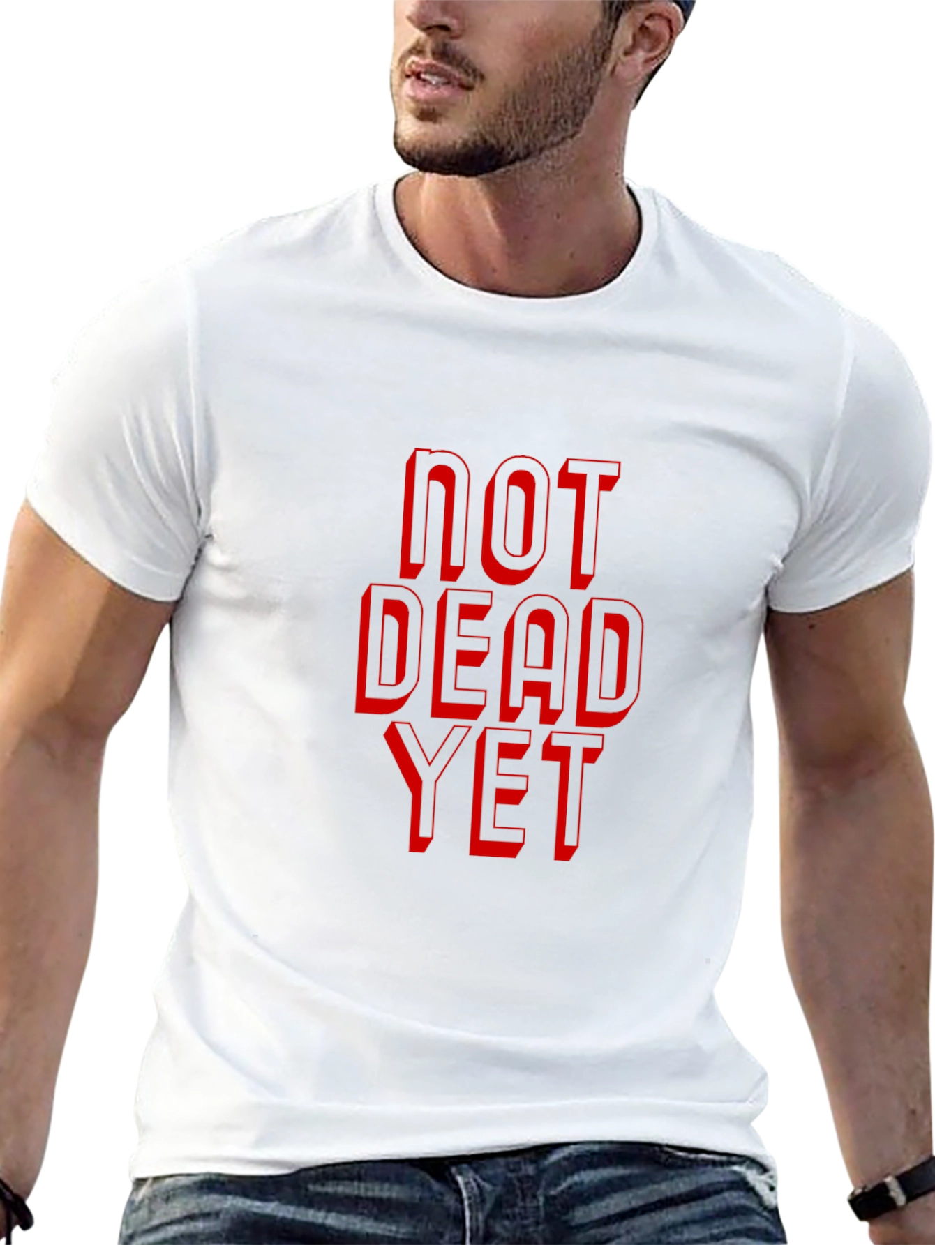 Not Dead Yet Graphic Tee - Black