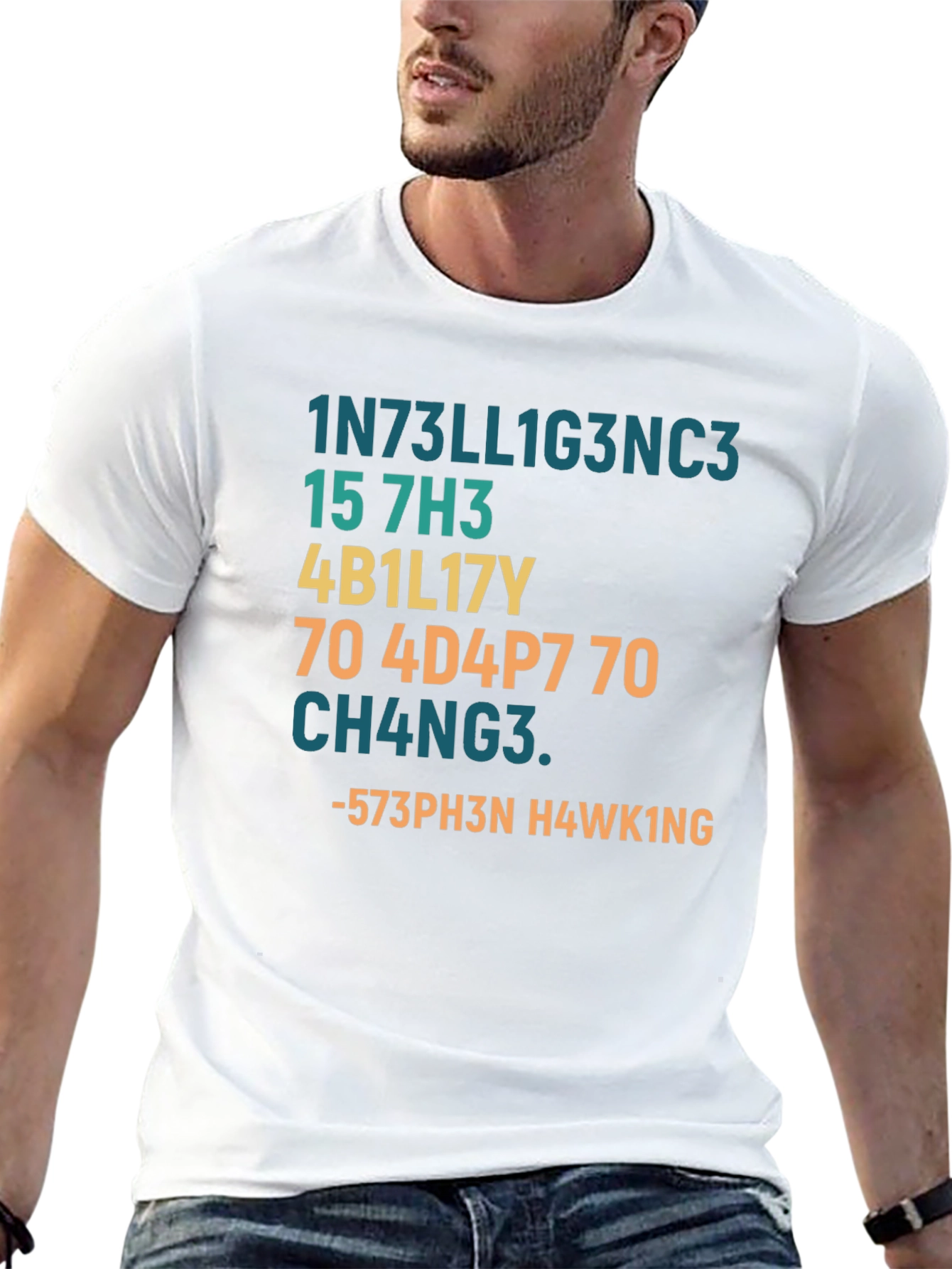 Intelligent Humor T-Shirt - Stephen Hawking