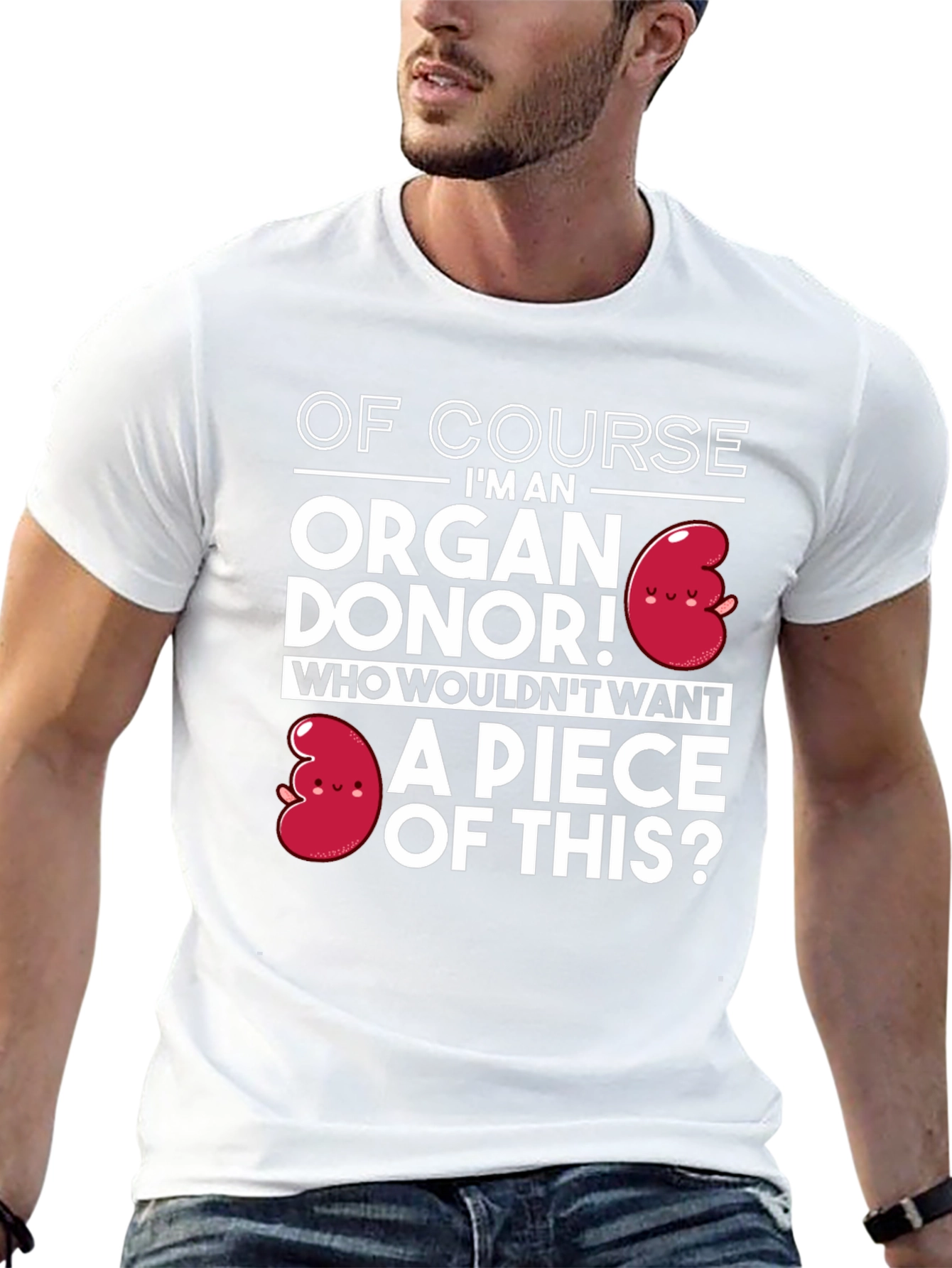 Organ Donor T-Shirt - Funny Kidney Design
