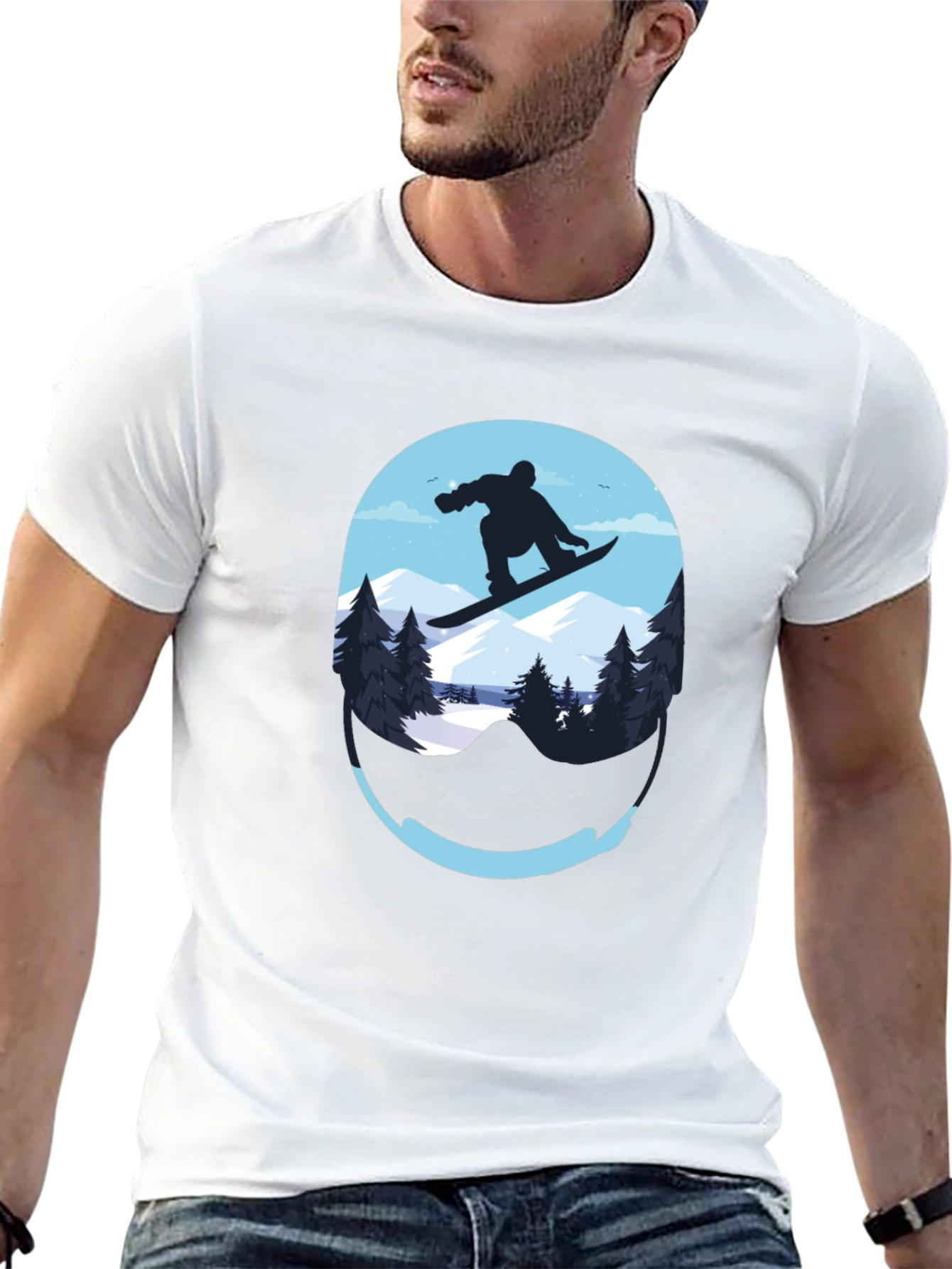 Snowboarder Graphic Tee - Adventure Awaits