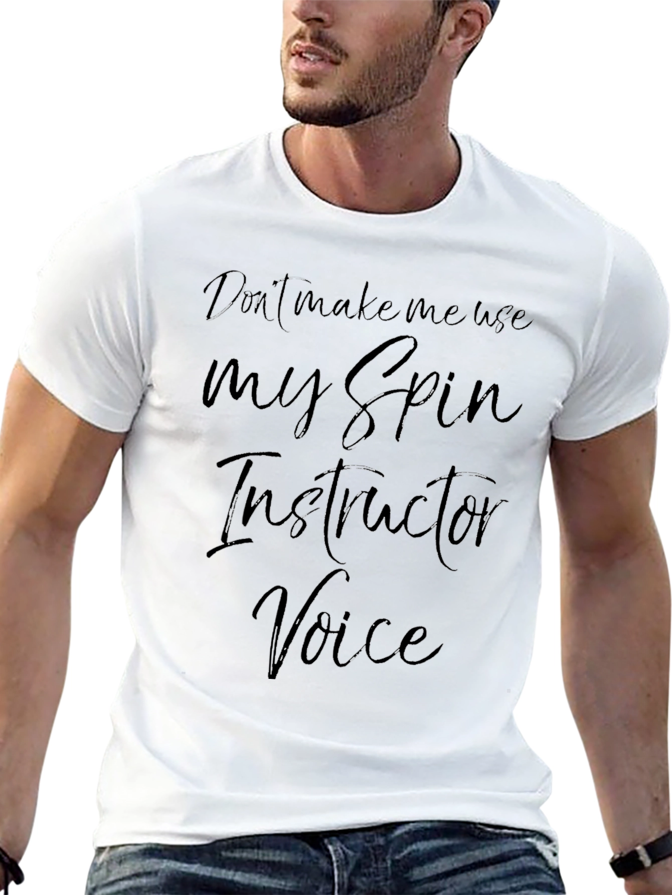 Spin Instructor Voice Graphic T-Shirt