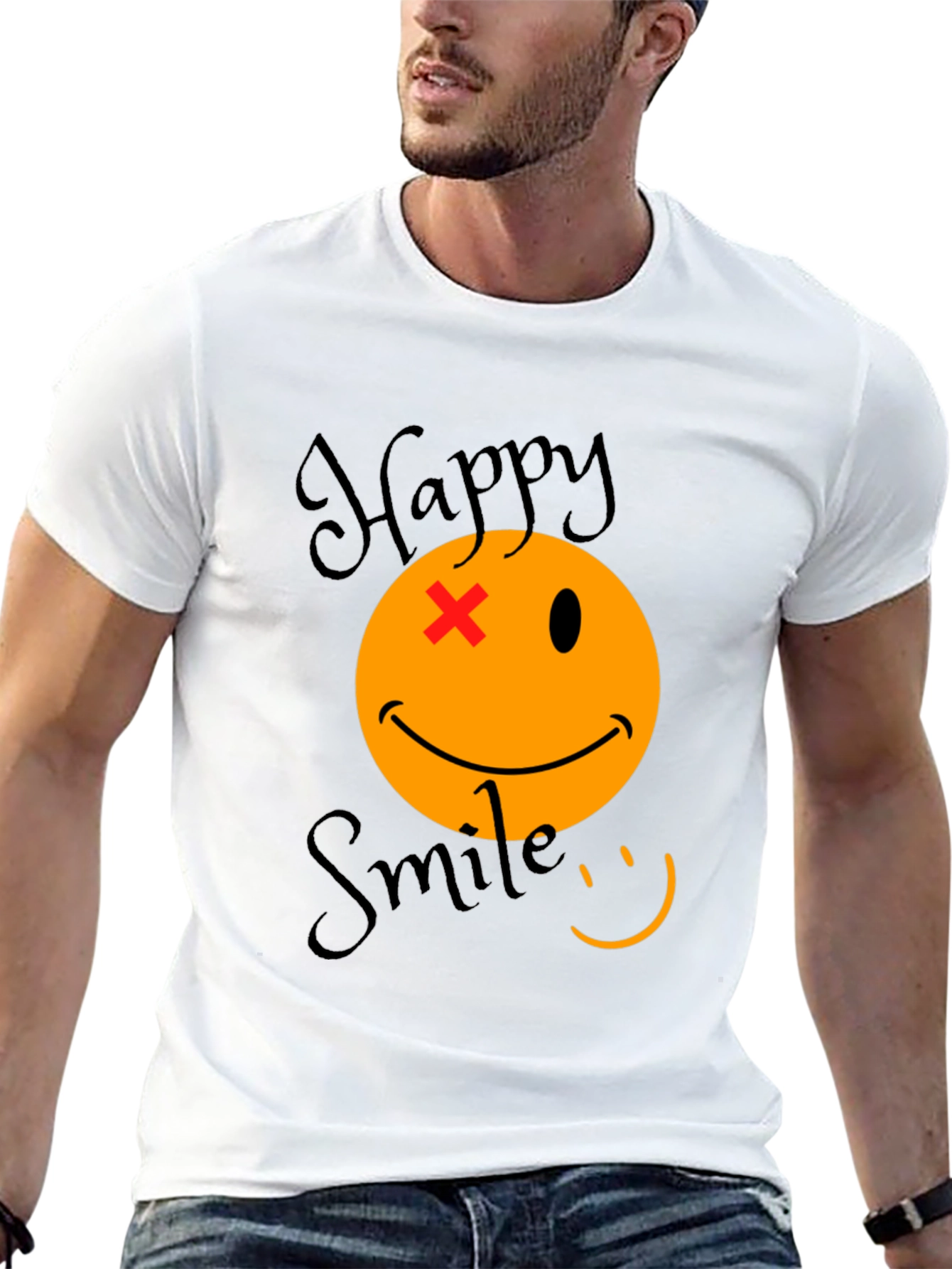 Happy Smile Graphic Tee - Unisex