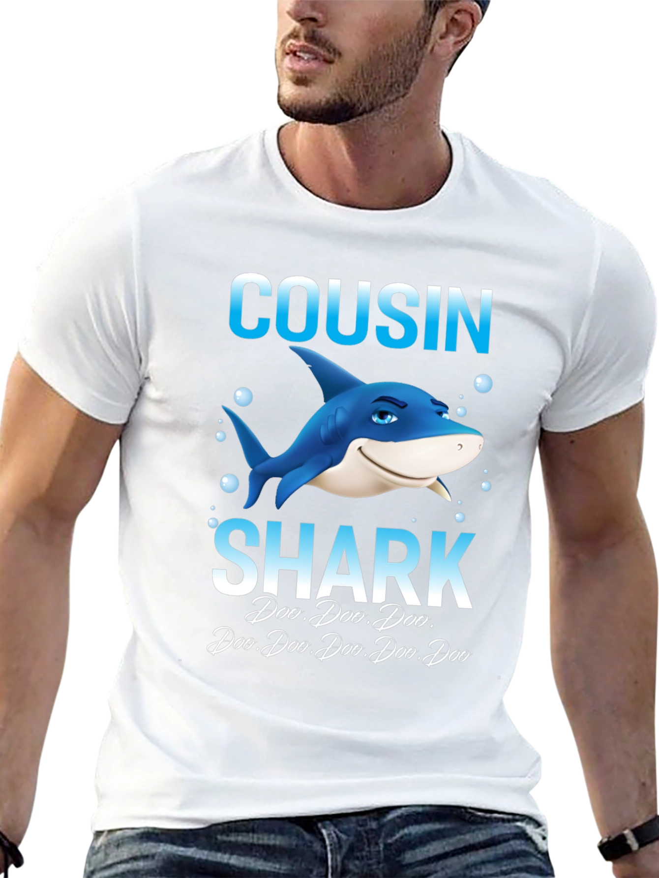 Cousin Shark T-Shirt - Doo Doo Doo Family Tee