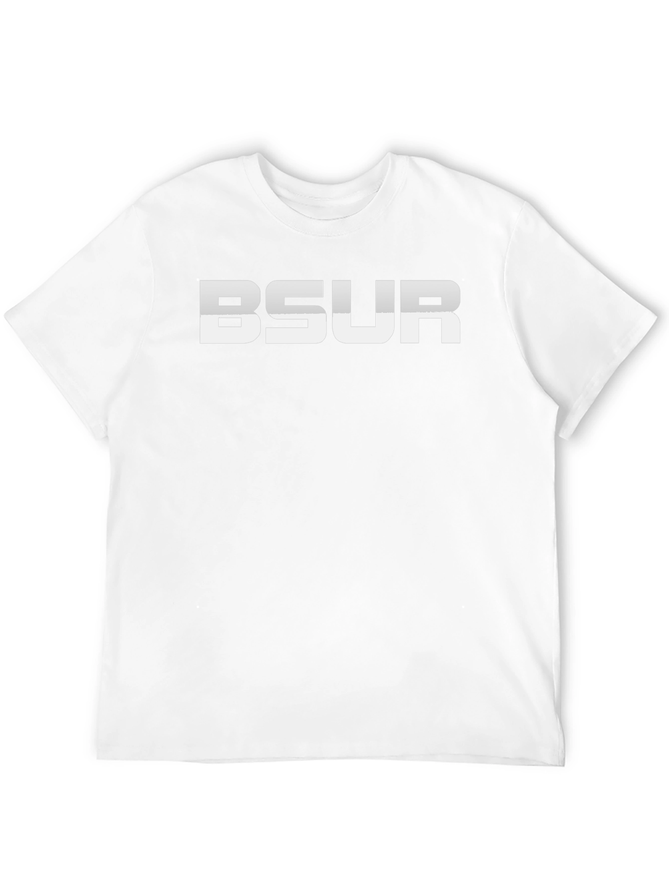 BSUR Graphic Print Black T-Shirt