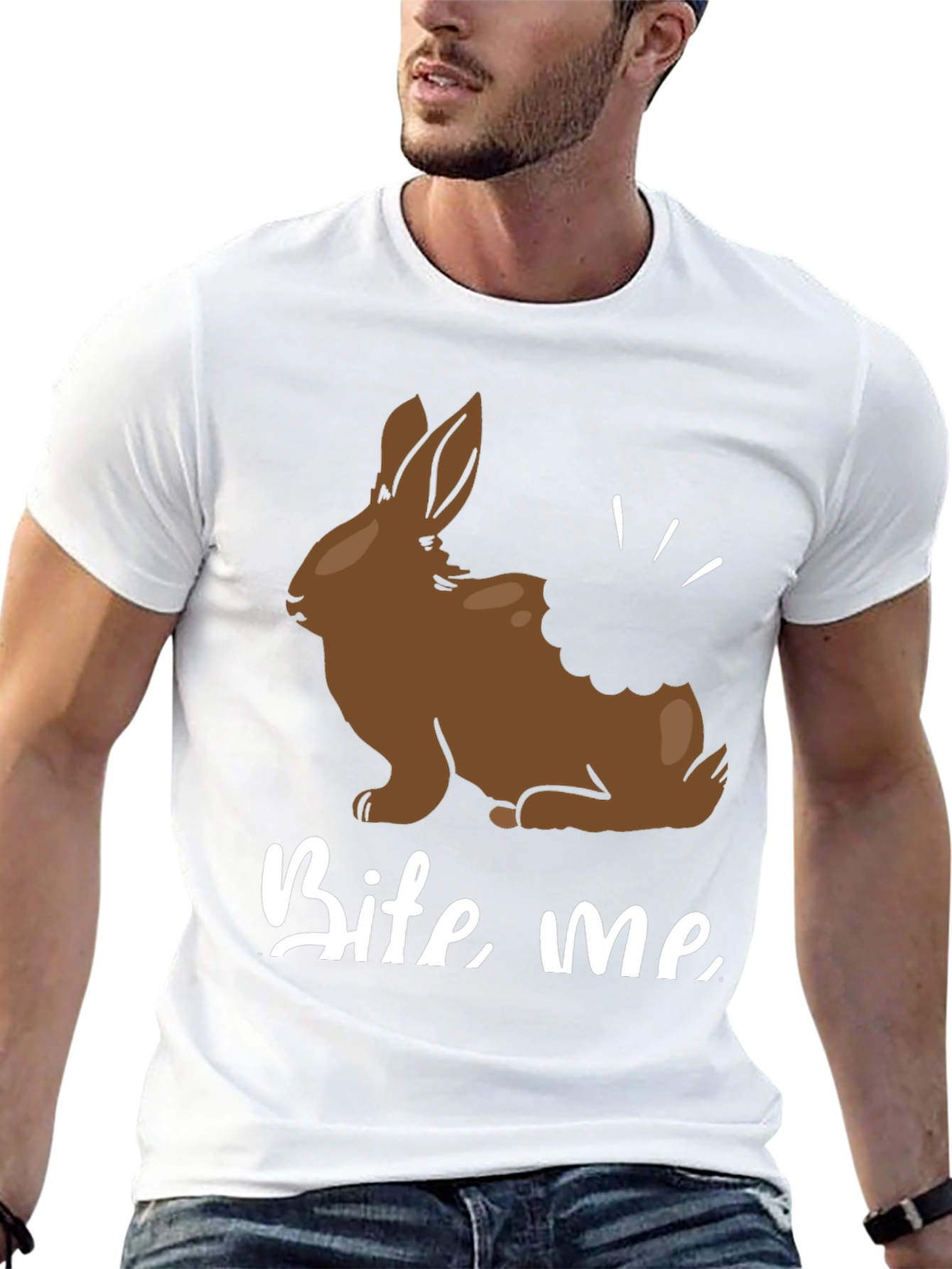 Bite Me Chocolate Bunny T-Shirt