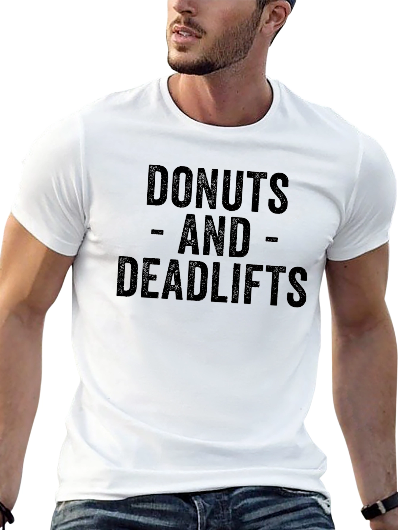 Donuts and Deadlifts Graphic T-Shirt