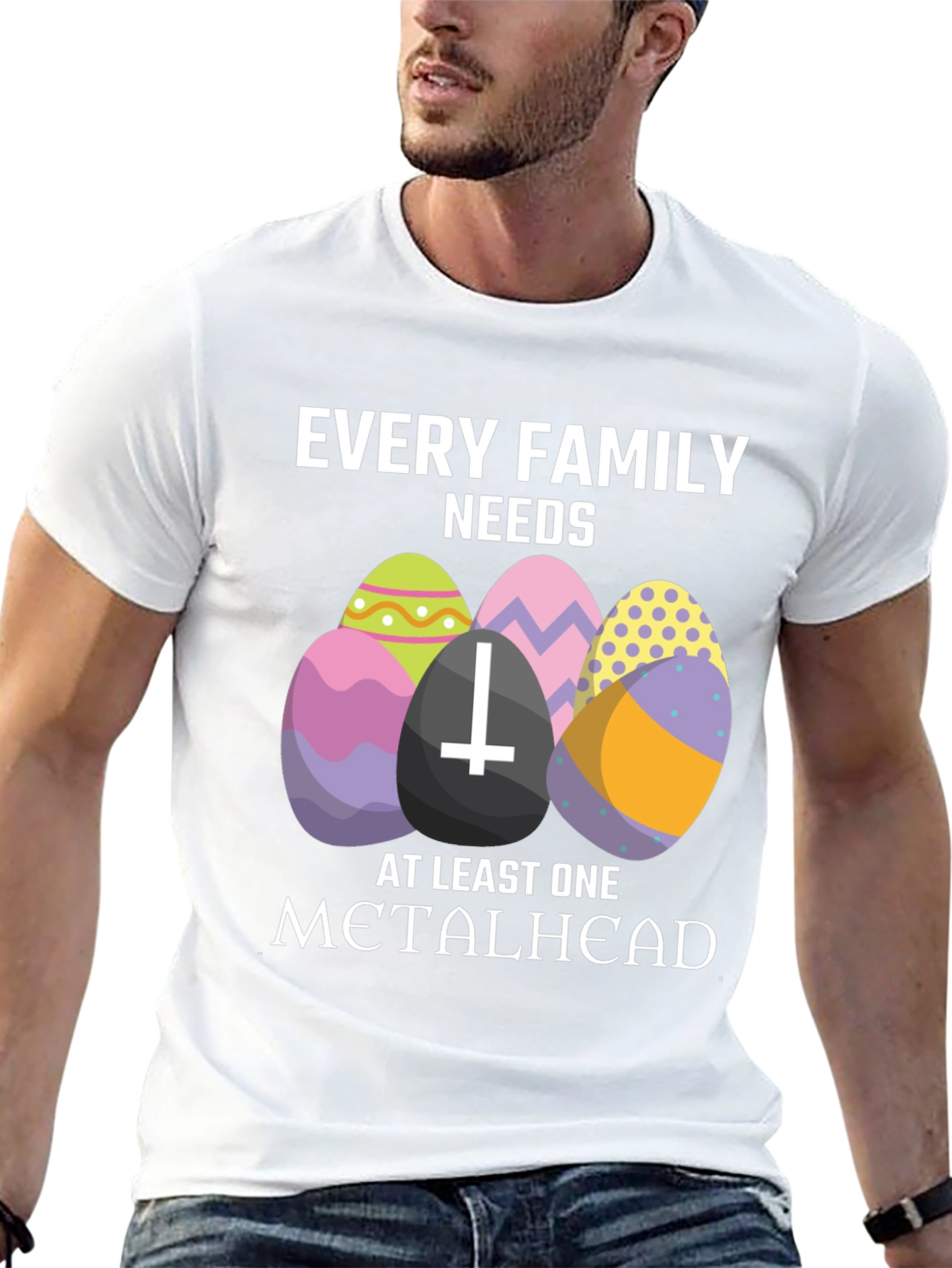 Every Family Needs a Metalhead Easter Egg T-Shirt