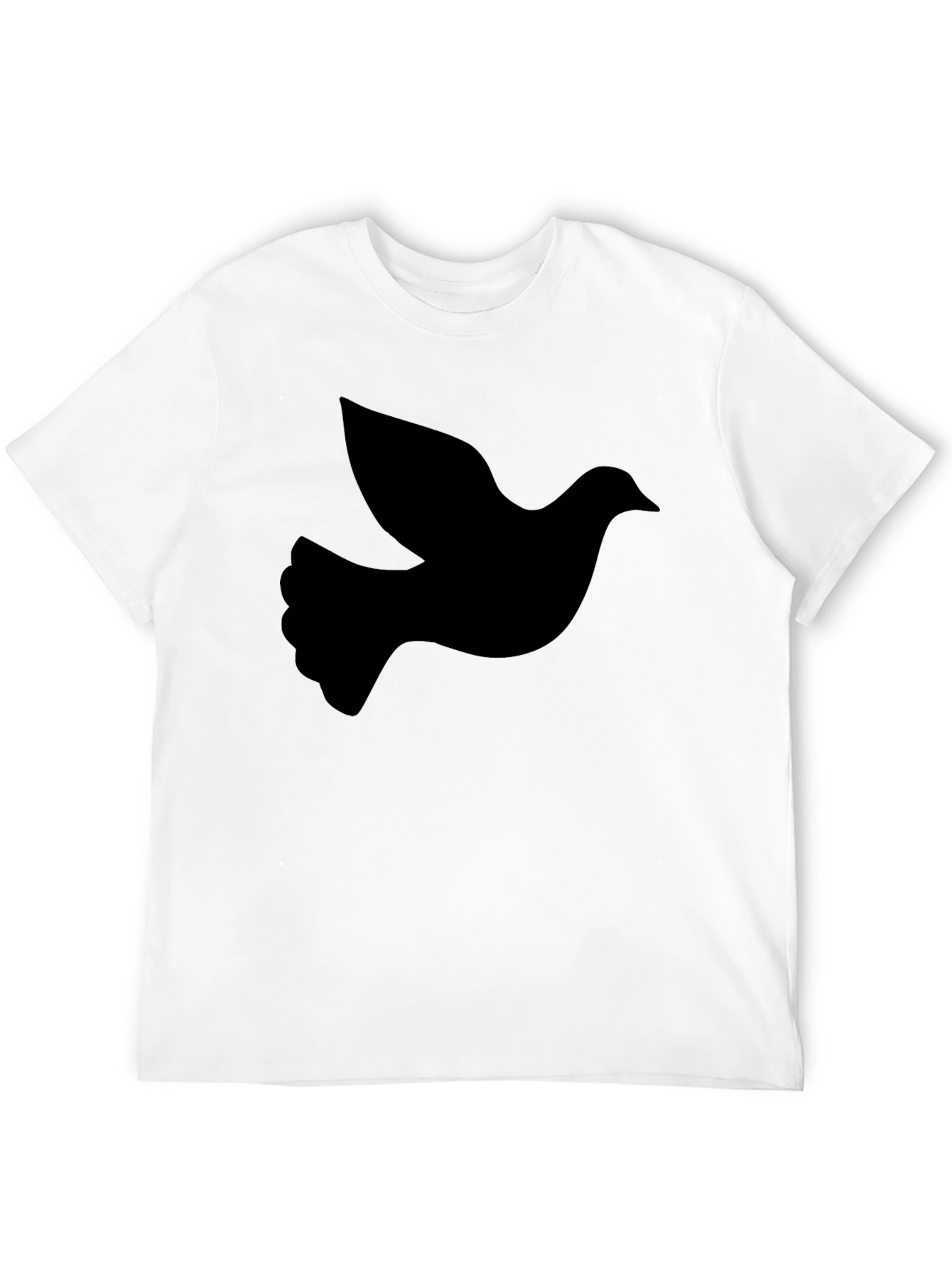 Dove Graphic Print Crew Neck Mens T-shirt