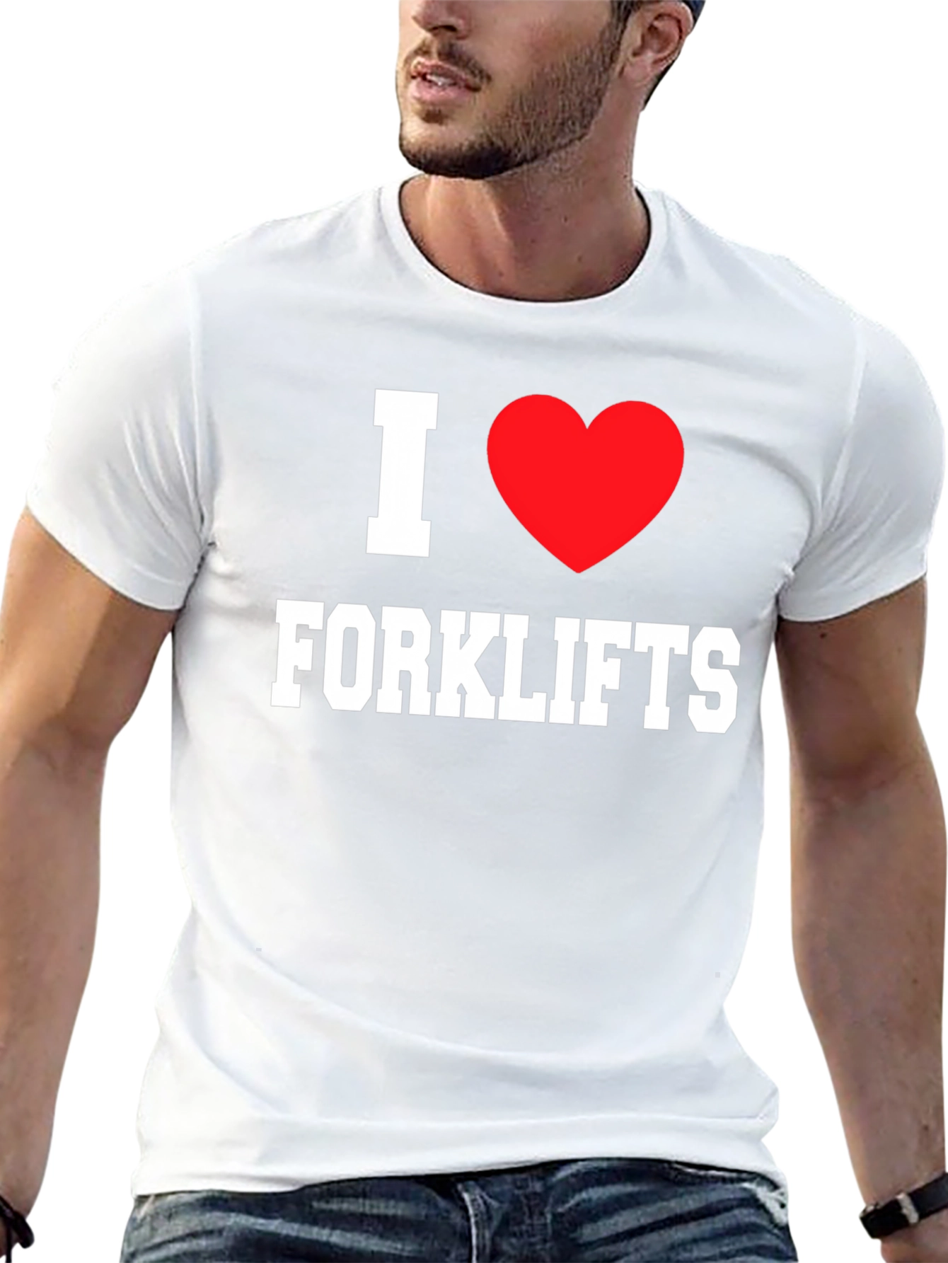 I Heart Forklifts T-Shirt - Bold Statement Tee