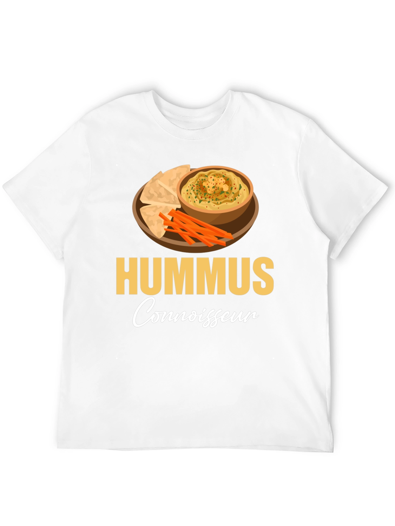 Hummus Connoisseur T-Shirt - Funny Foodie Tee