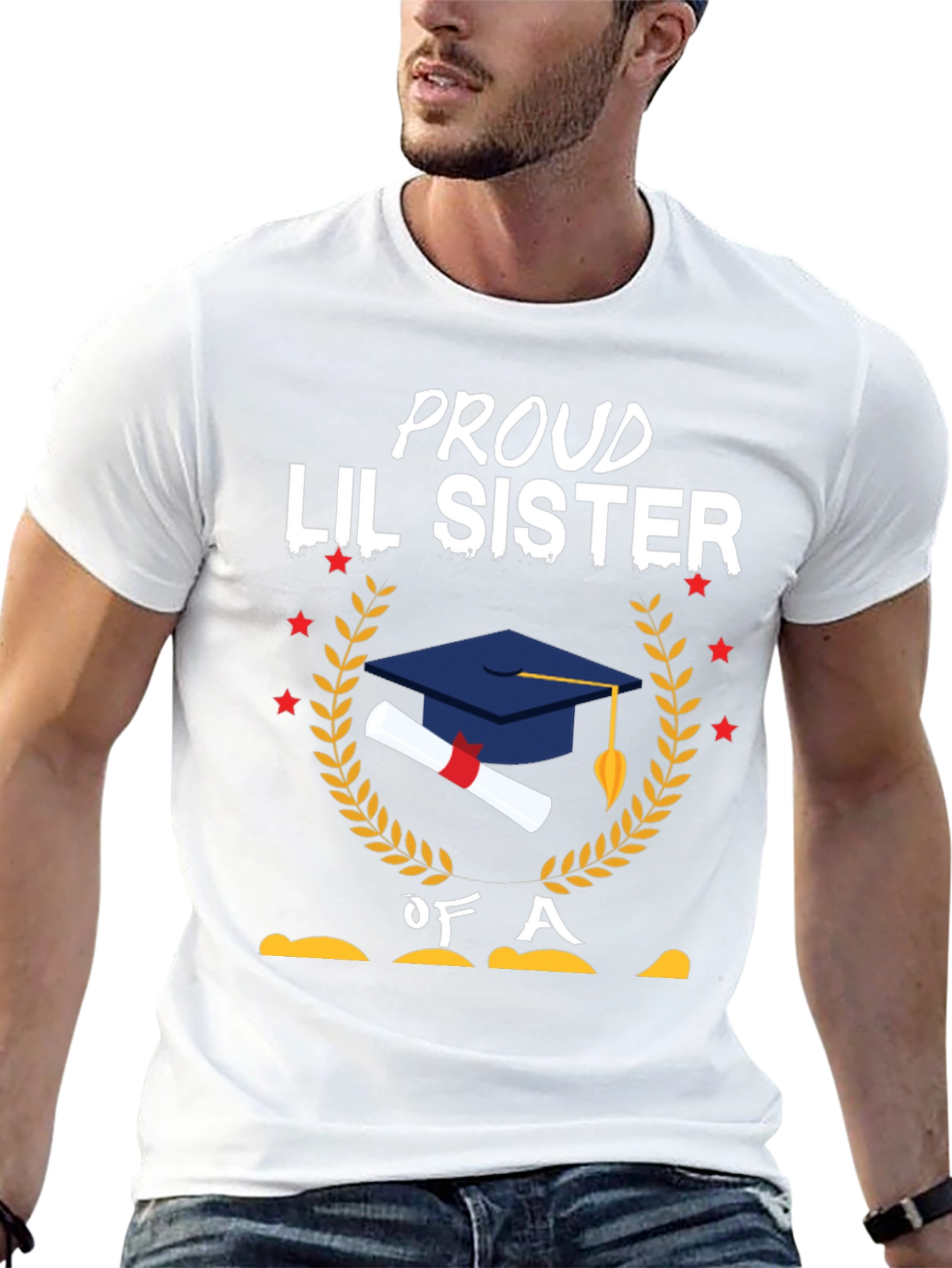 Proud Lil Sister Graduation T-Shirt