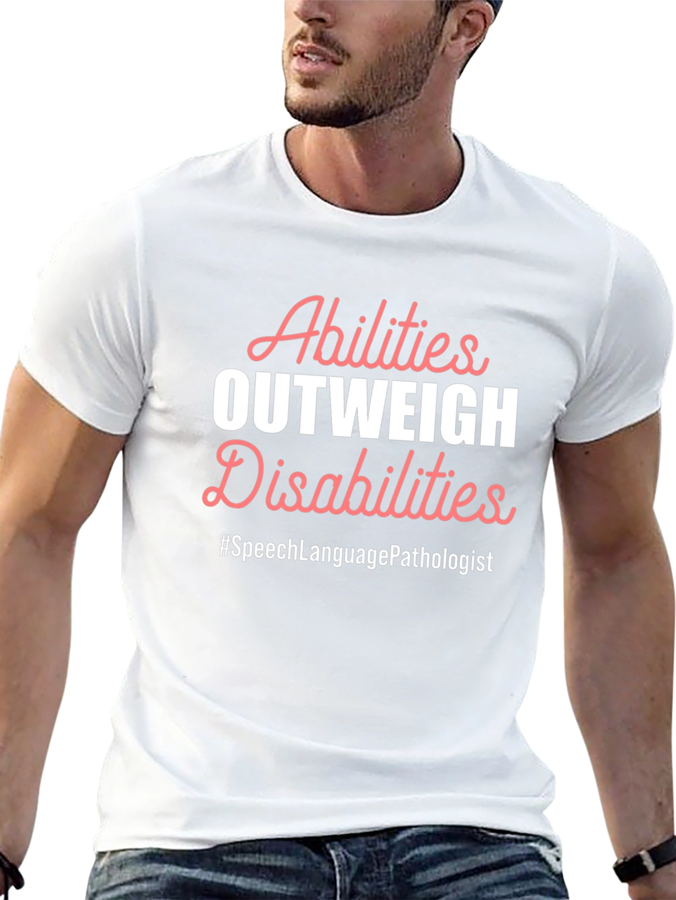 Abilities Outweigh Disabilities Speech Language Pathologist T-Shirt
