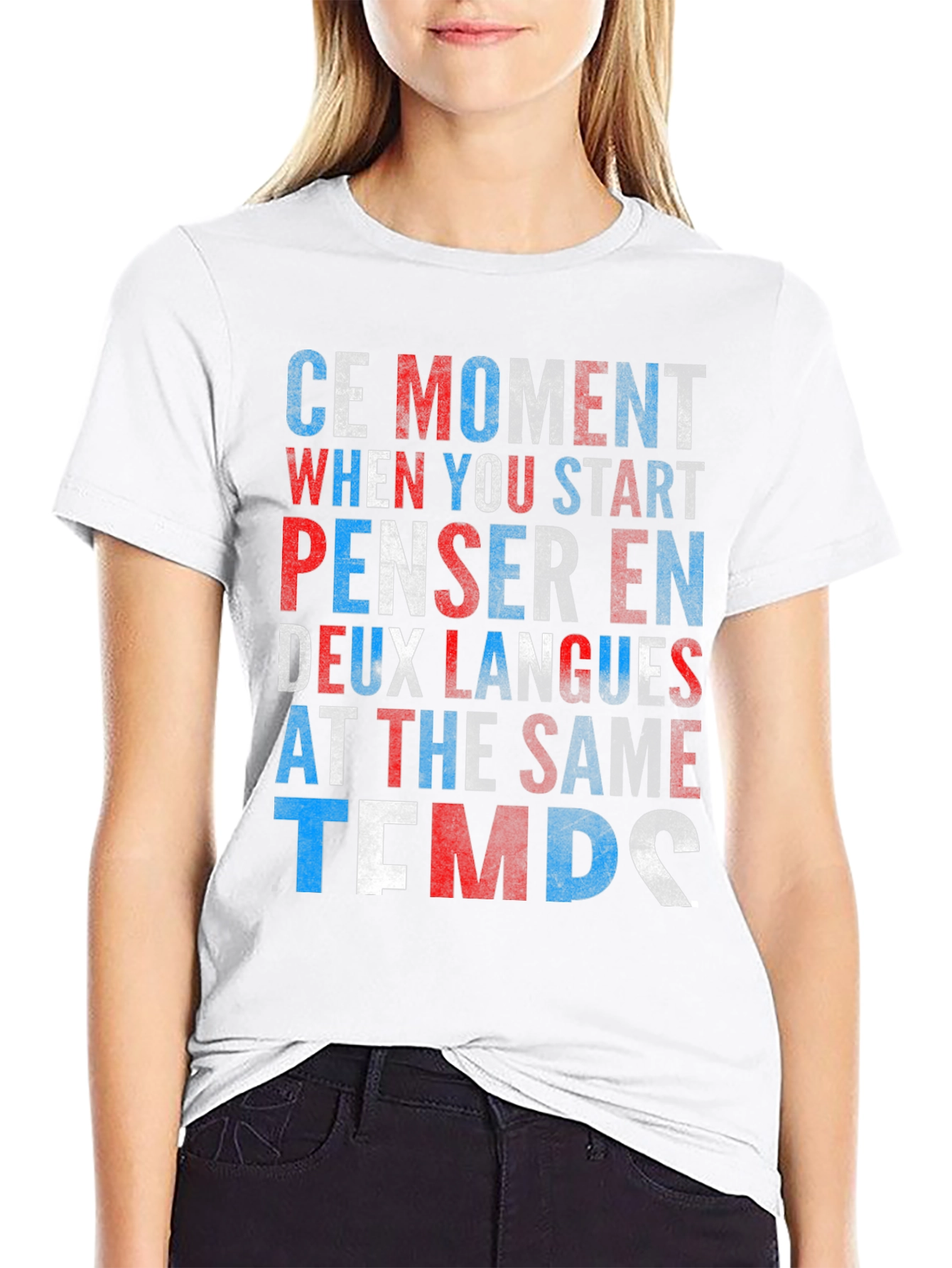 Think In Two Languages Graphic Tee