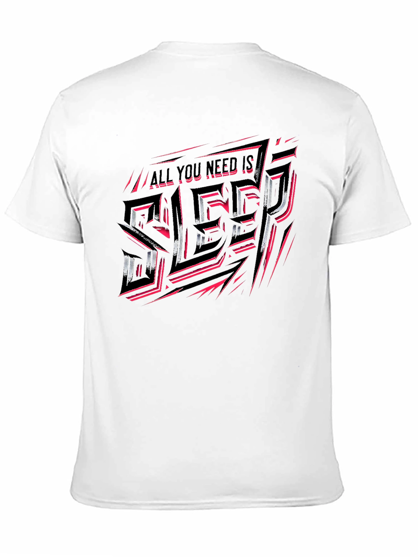 All You Need Is Sleep Black Graphic Tee