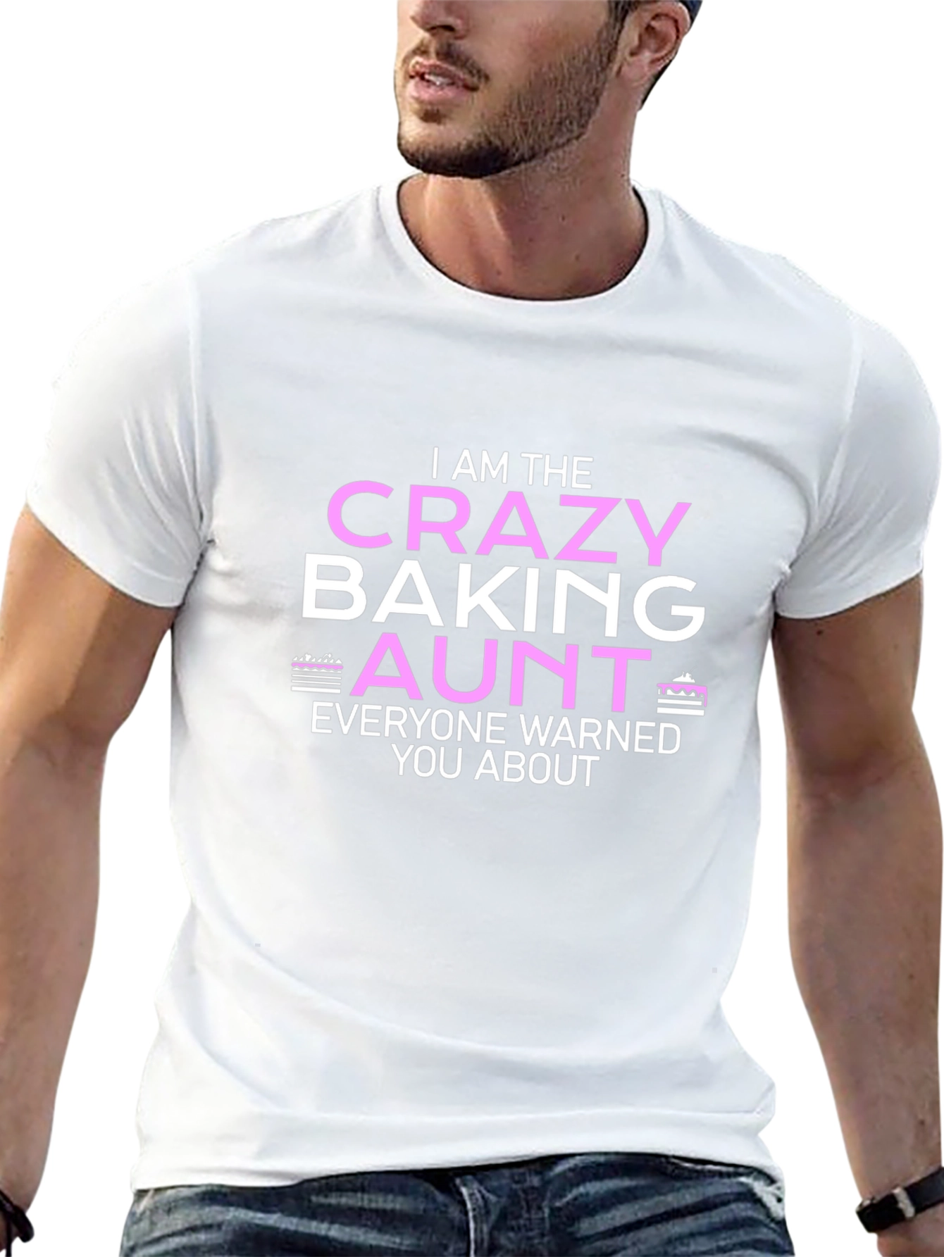 Crazy Baking Aunt T-Shirt - Novelty Fun Gift