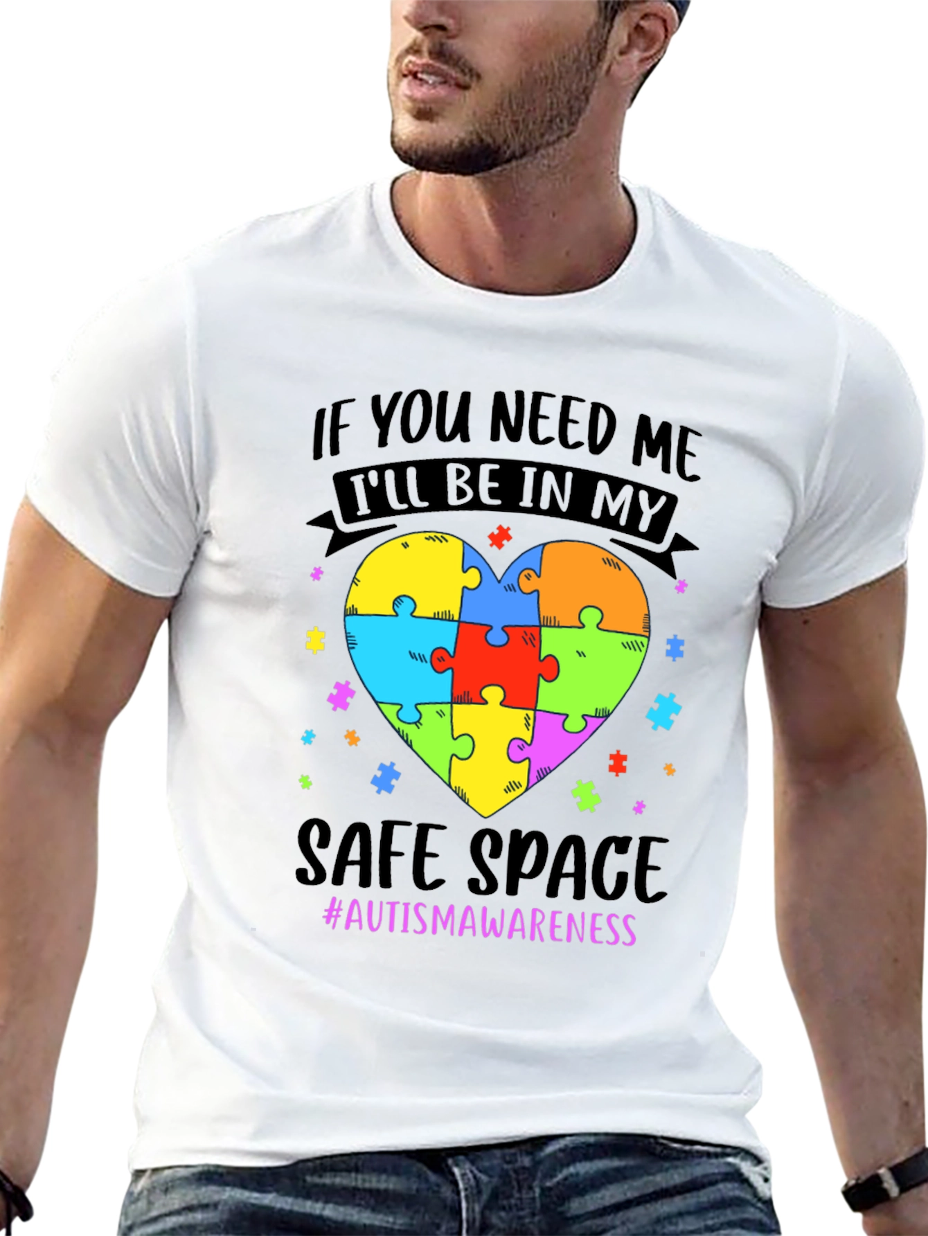 Autism Awareness Safe Space T-Shirt