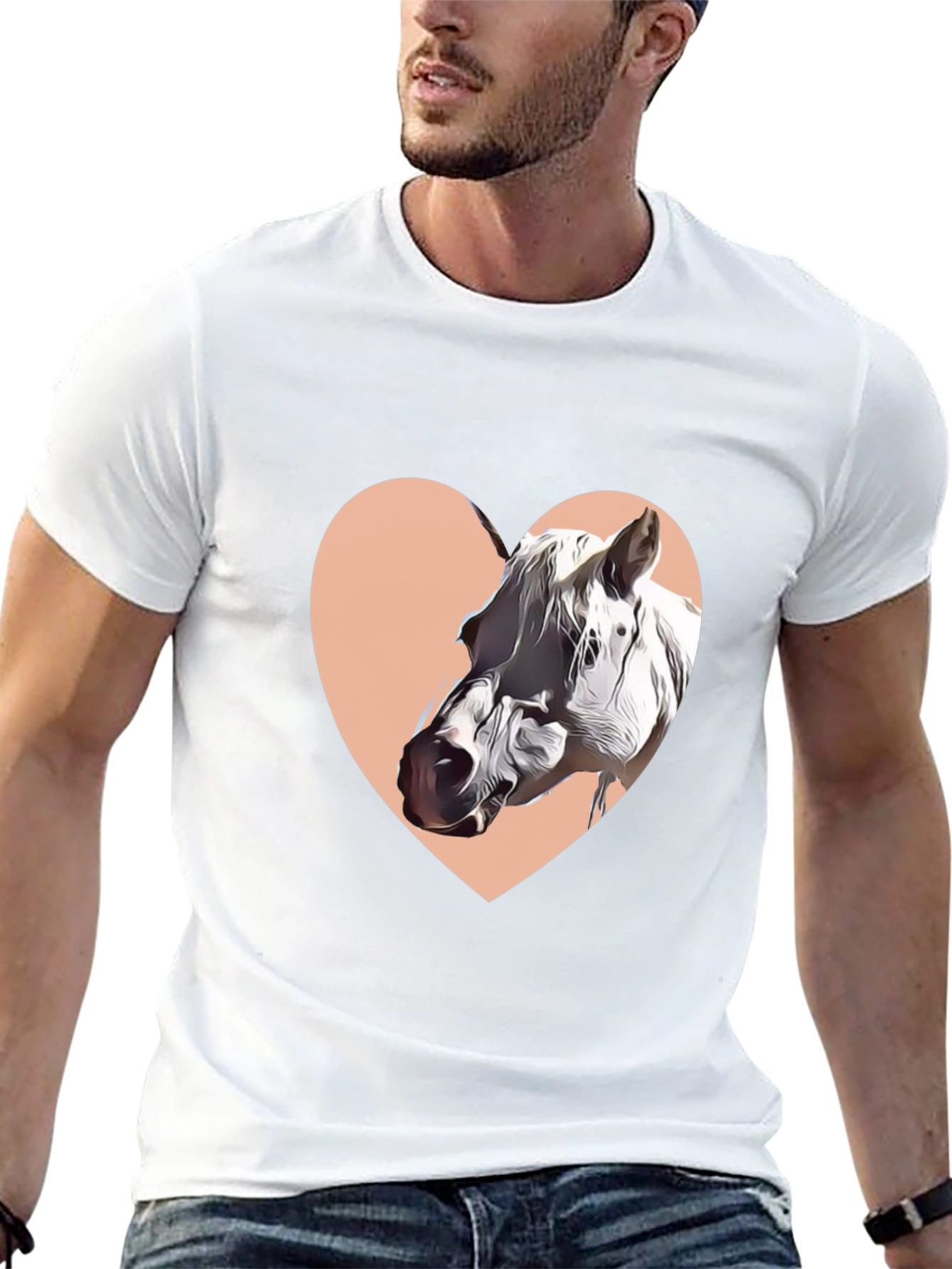Horse Heart Graphic Tee - Unisex