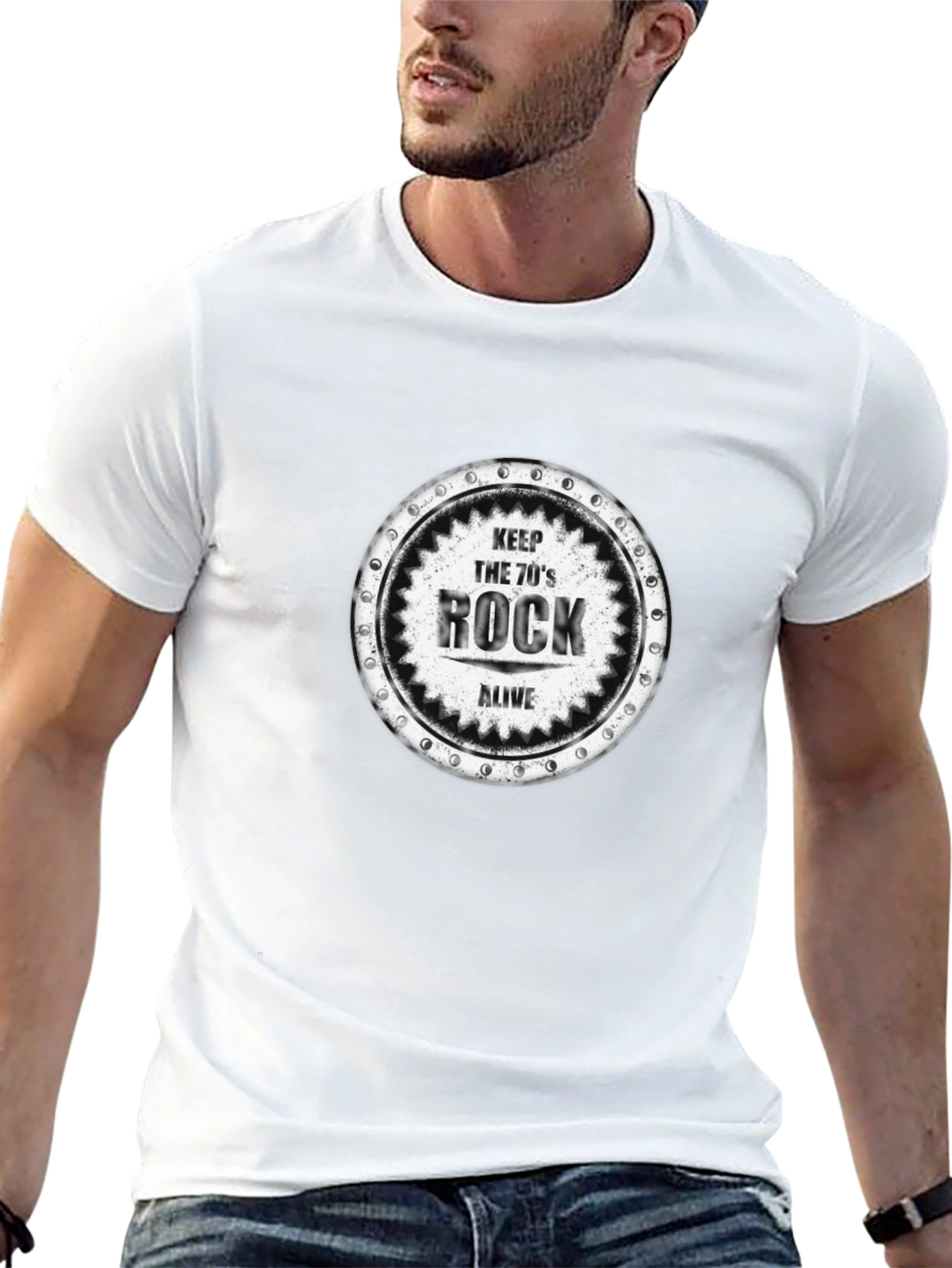 Keep the 70s Rock Alive Black Tee