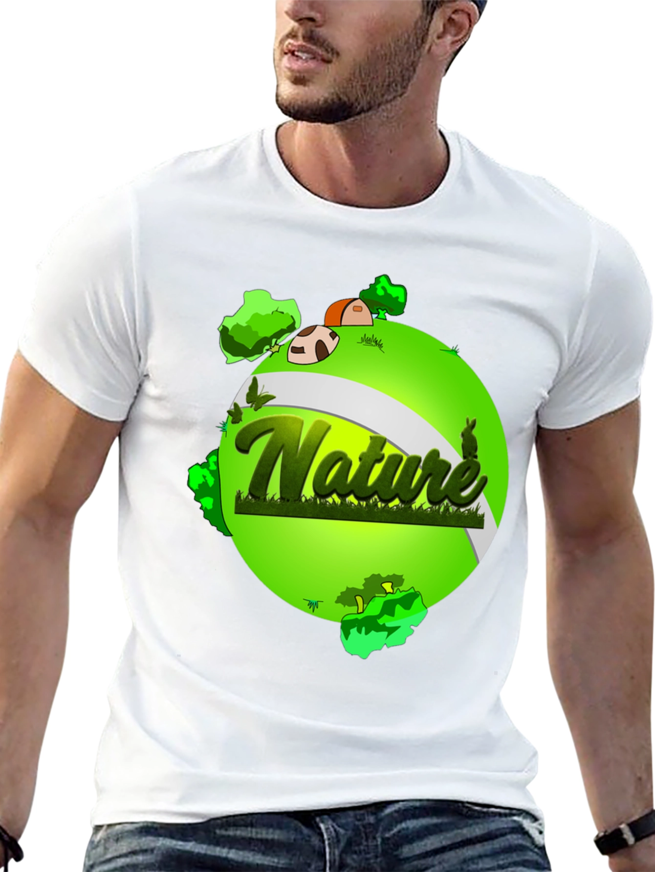 Nature Graphic T-Shirt - Earth Design