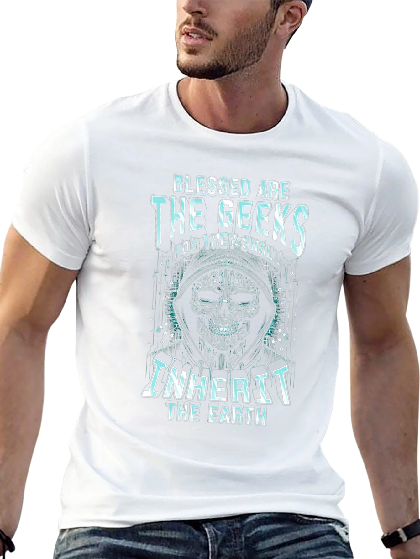 Blessed Are The Geeks Graphic Tee