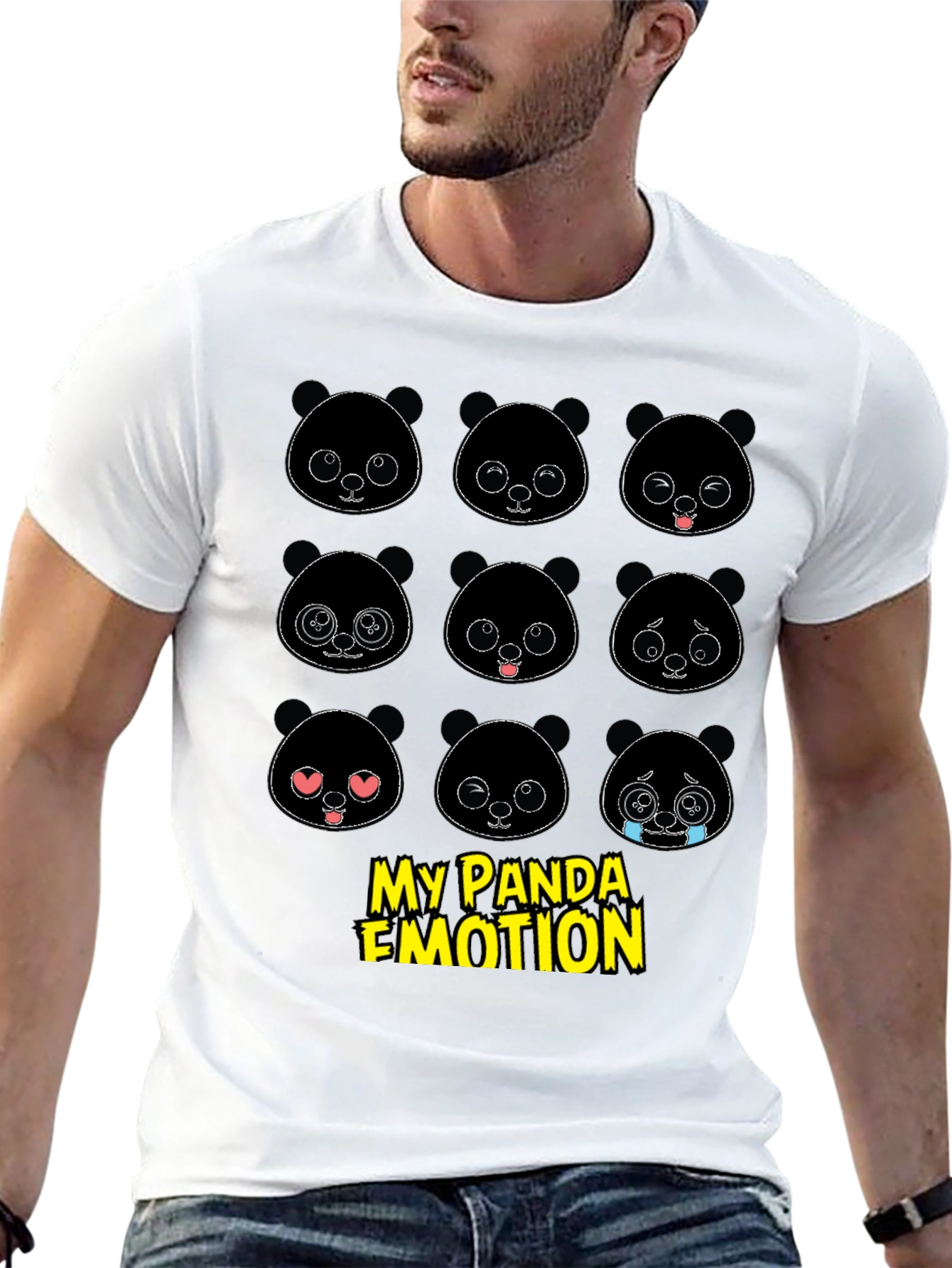My Panda Emotion Funny T-Shirt