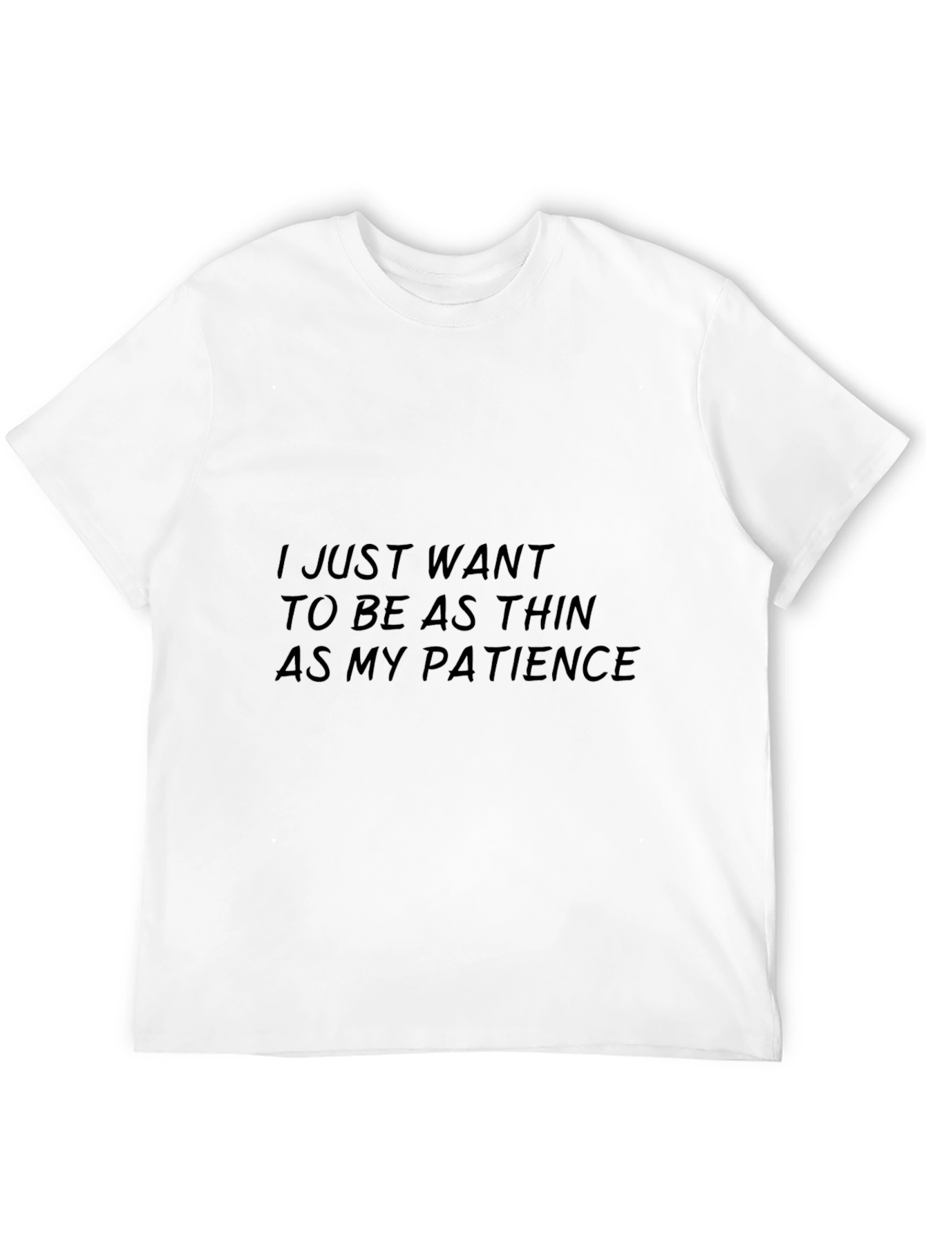 Thin as My Patience Black Graphic Tee