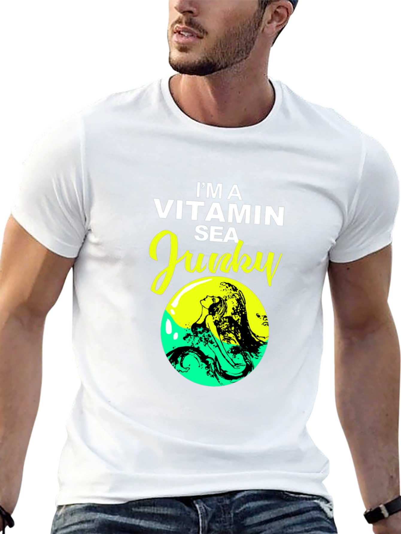 Vitamin Sea Junky Black T-Shirt