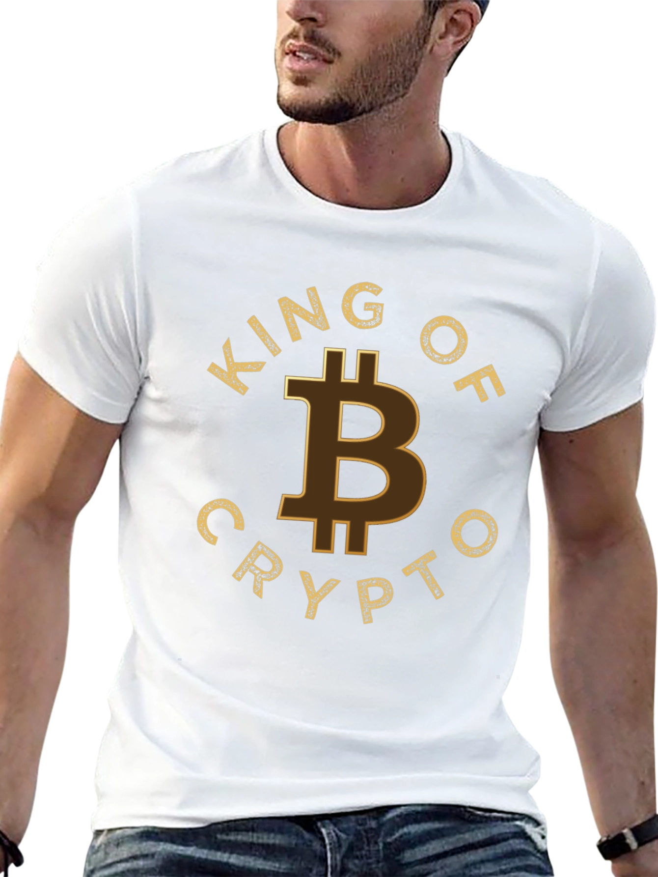 King of Crypto Bitcoin T-Shirt