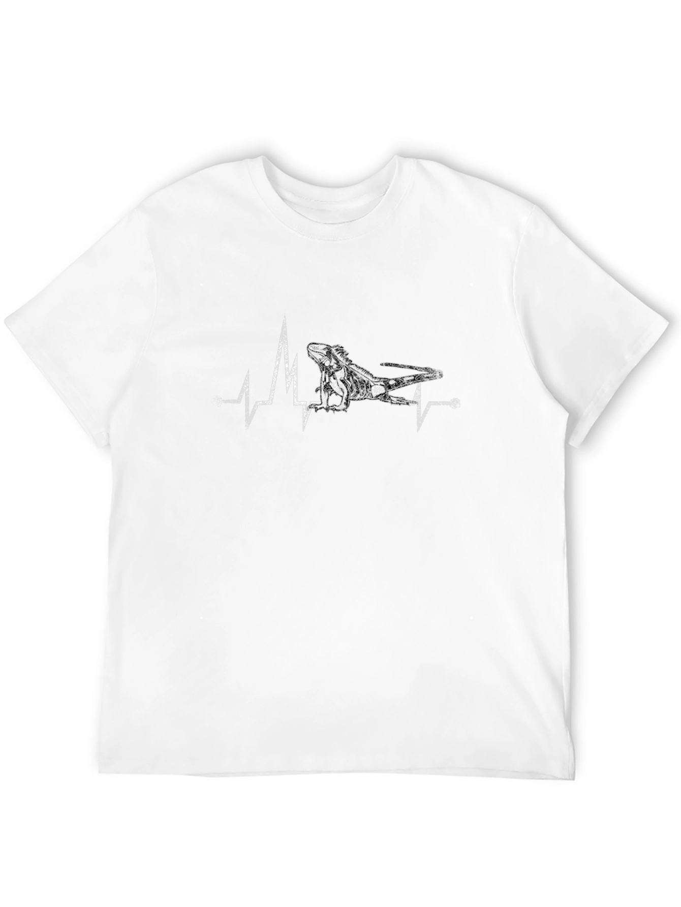 Iguana Heartbeat T-Shirt - Cool Reptile Tee