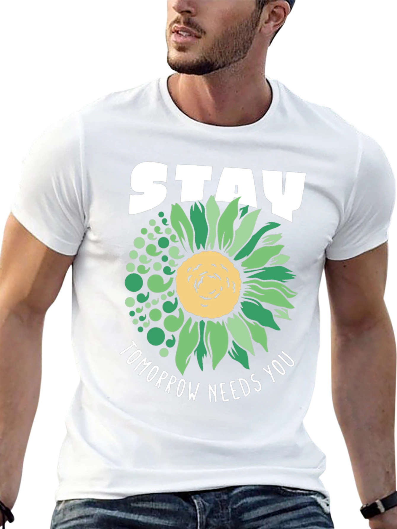 Stay Sunflower Graphic Tee