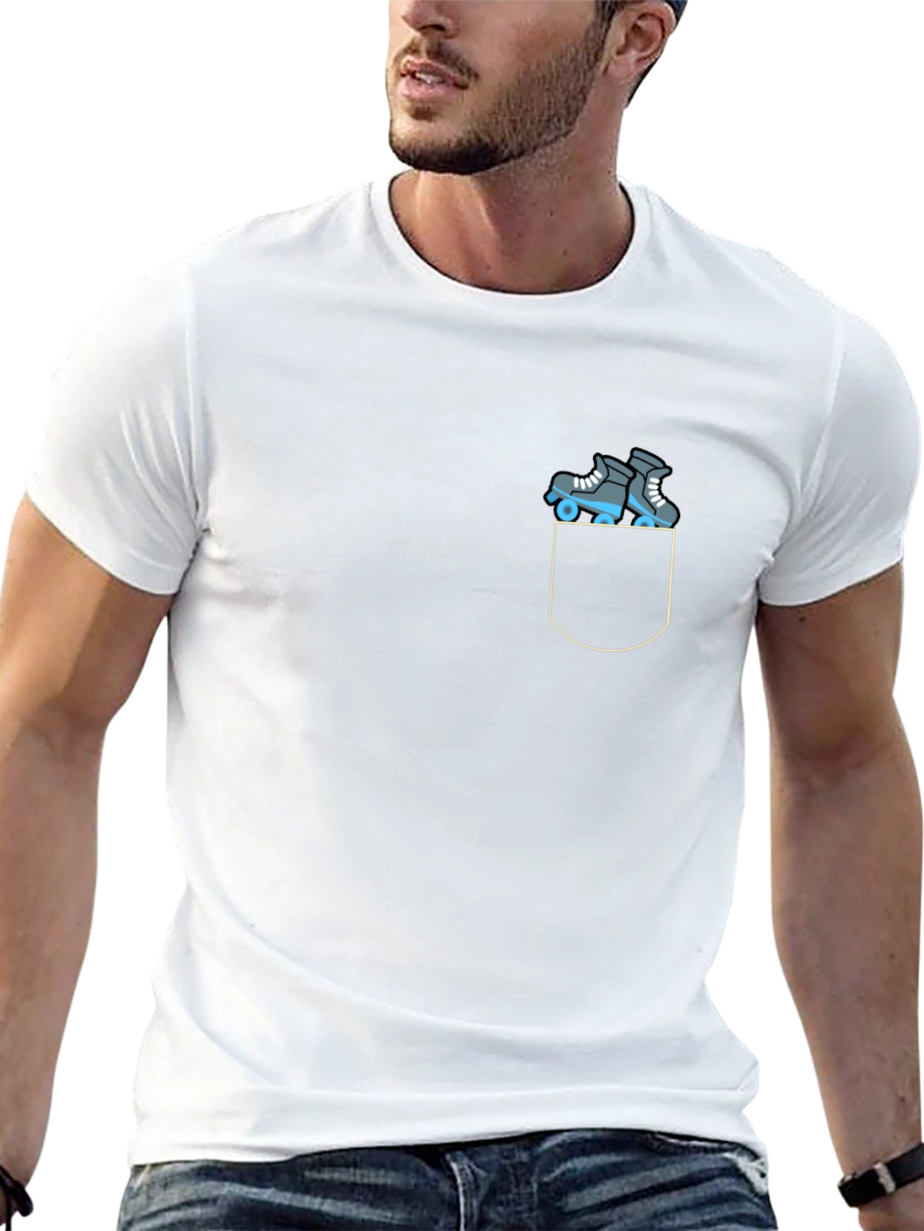 Skate Pocket Black T-Shirt