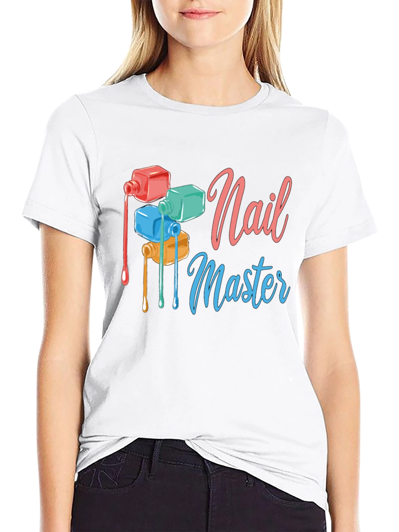 Nail Master Graphic T-Shirt - Trendy Nail Art Design