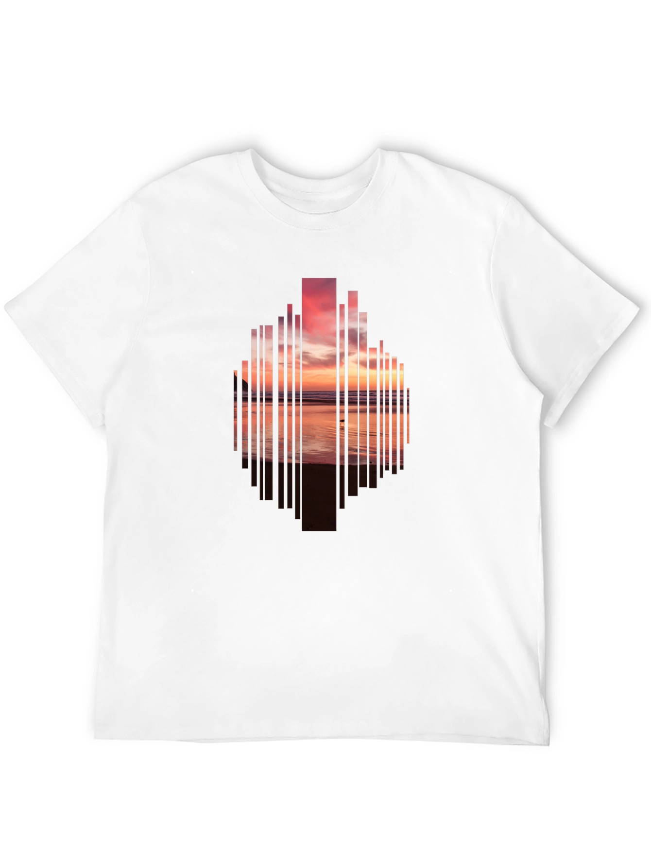 Sunset Cityscape Graphic Tee - Modern Style