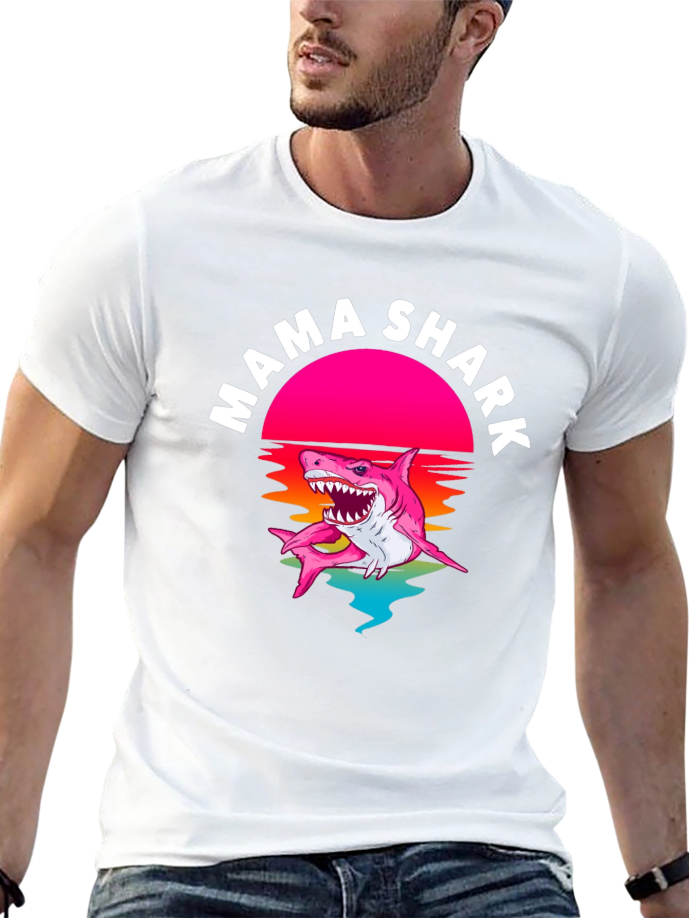 Mama Shark Graphic Tee