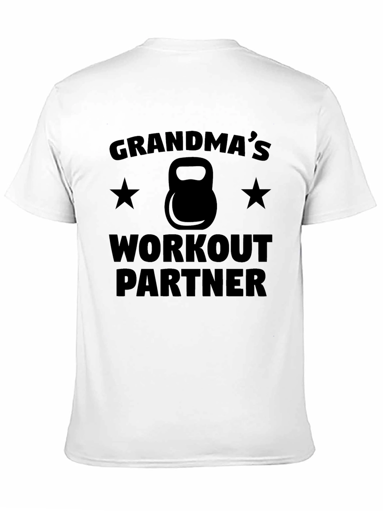 Grandmas Workout Partner Black T-Shirt