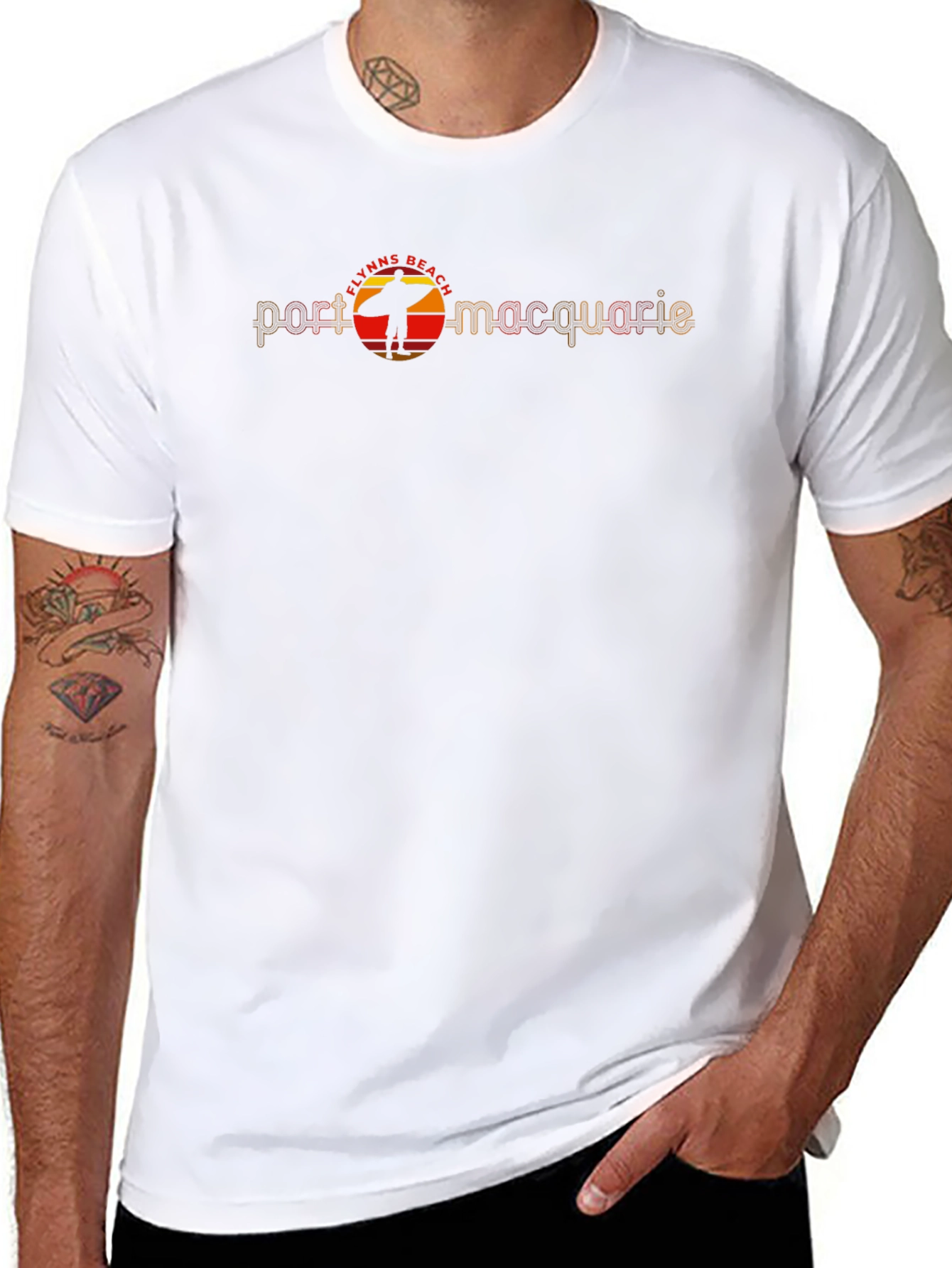 Port Macquarie Flynns Beach Surfer T-Shirt
