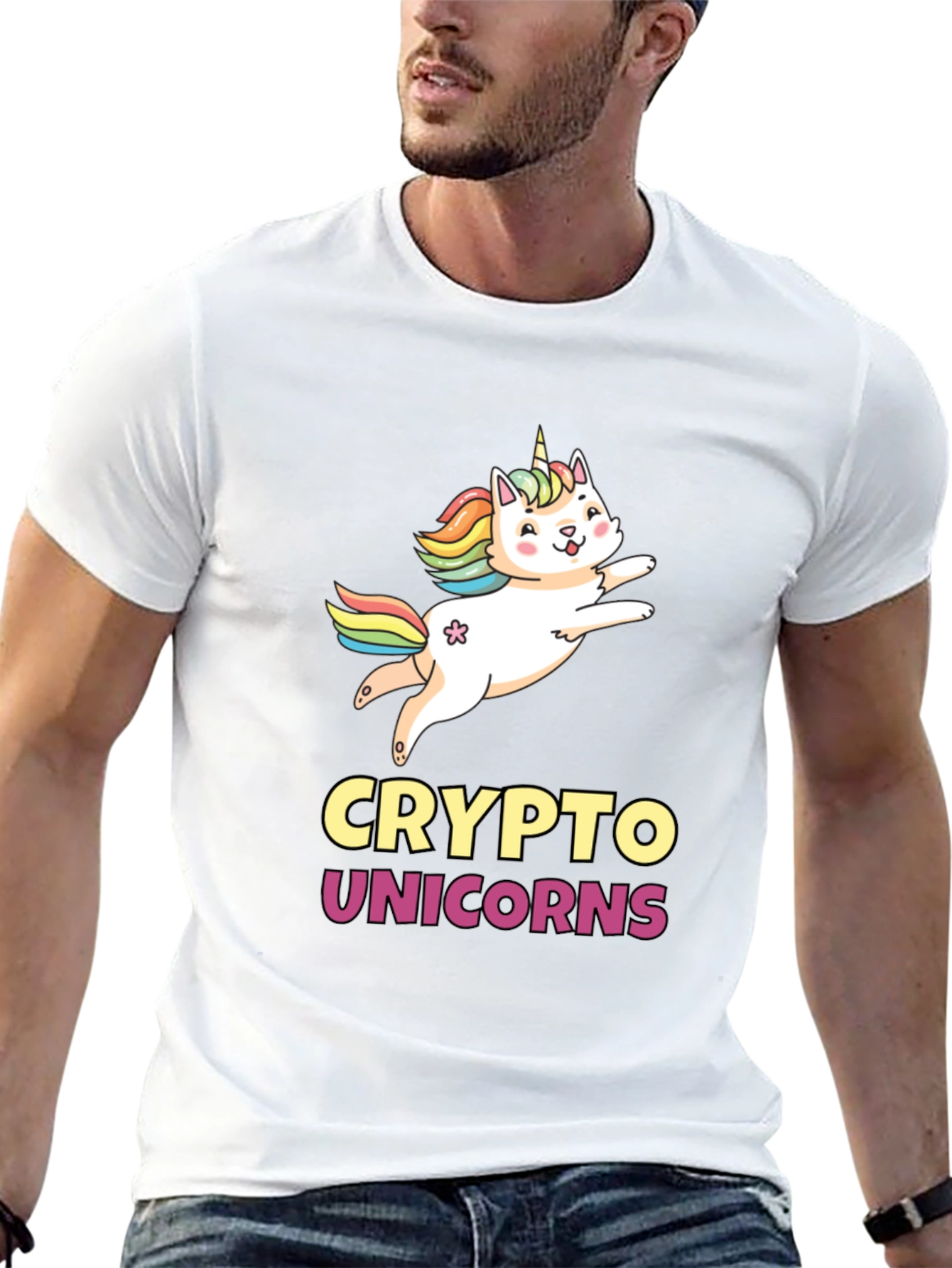 Crypto Unicorns Graphic T-Shirt